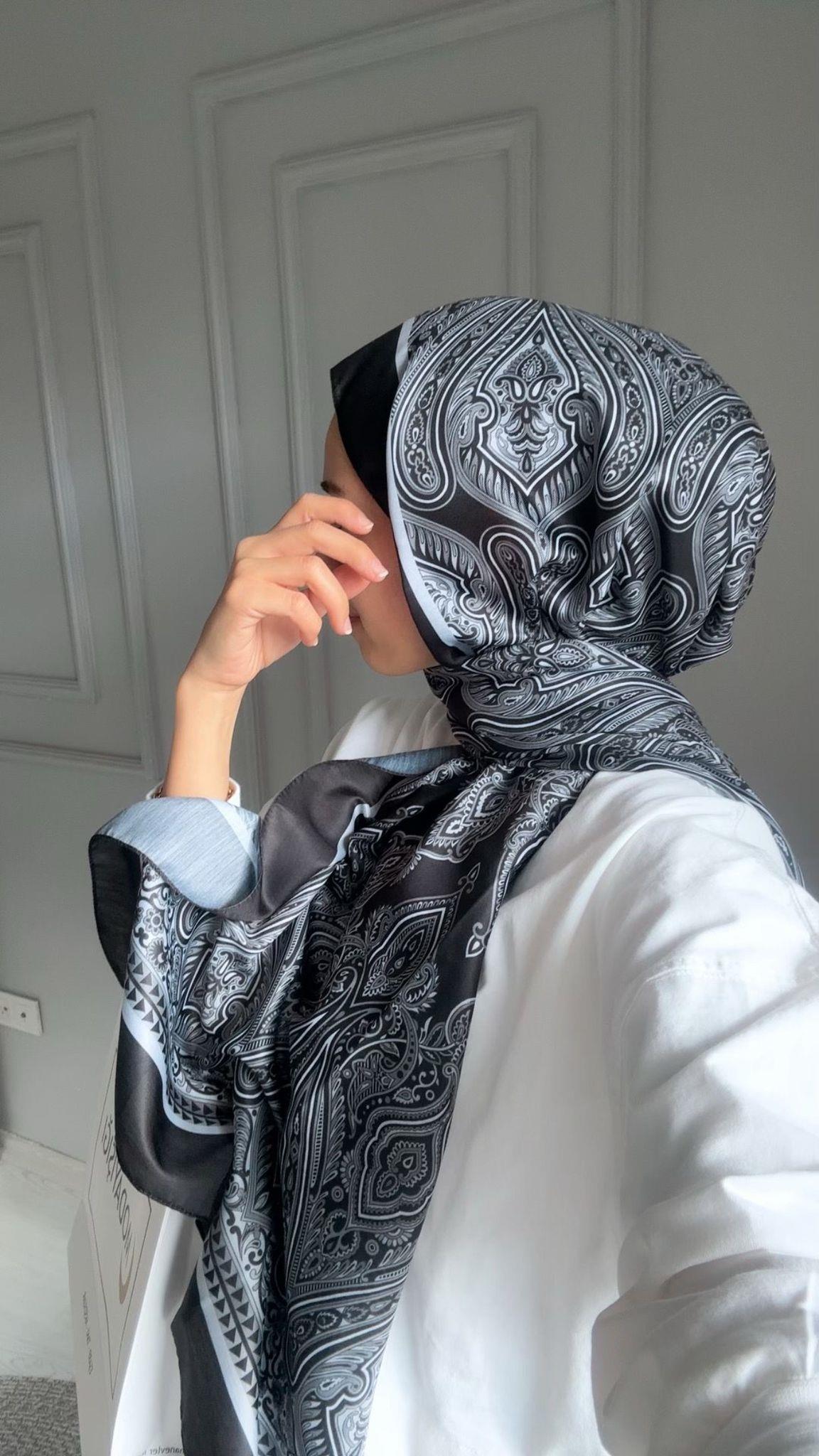 Siyah Luxy Pamuklu Şal