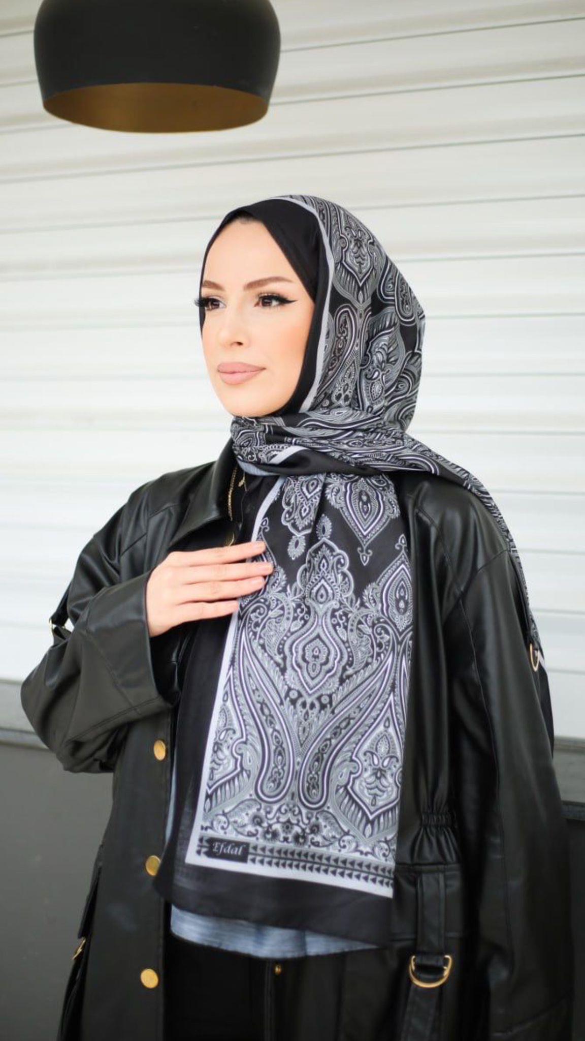 Siyah Luxy Pamuklu Şal