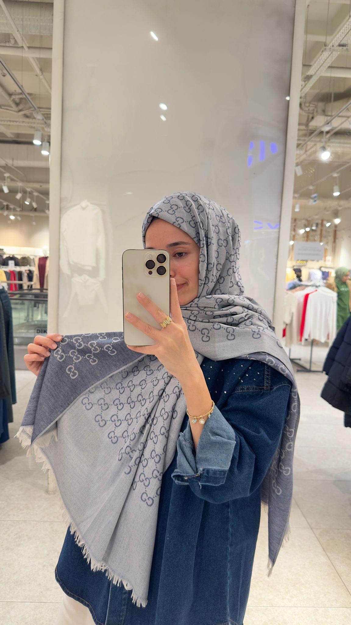 Yün Pamuk G Desen Kot Mavi