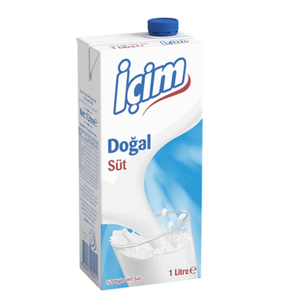 İçim Süt Yarım Yağlı 1 Lt.