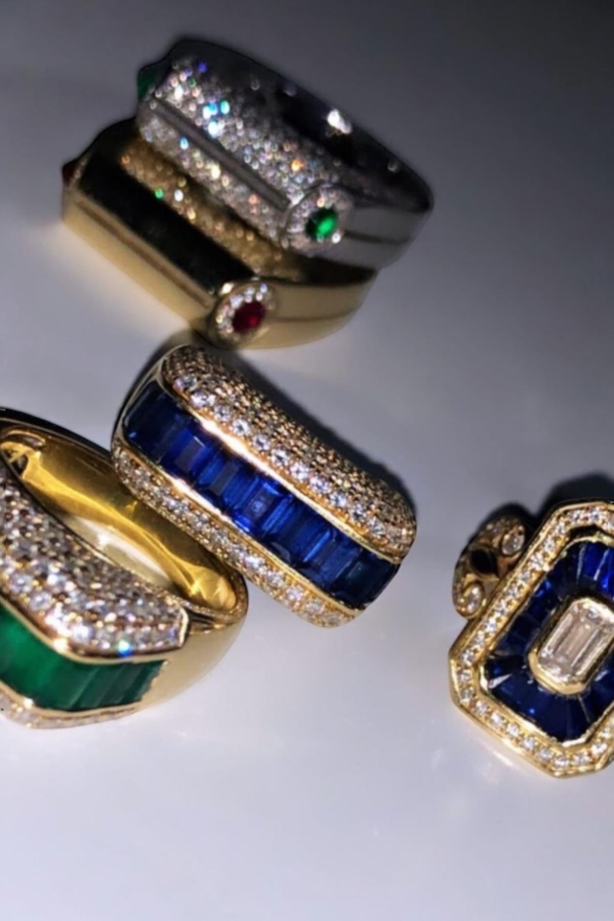 Emerald Baguet Yüzük