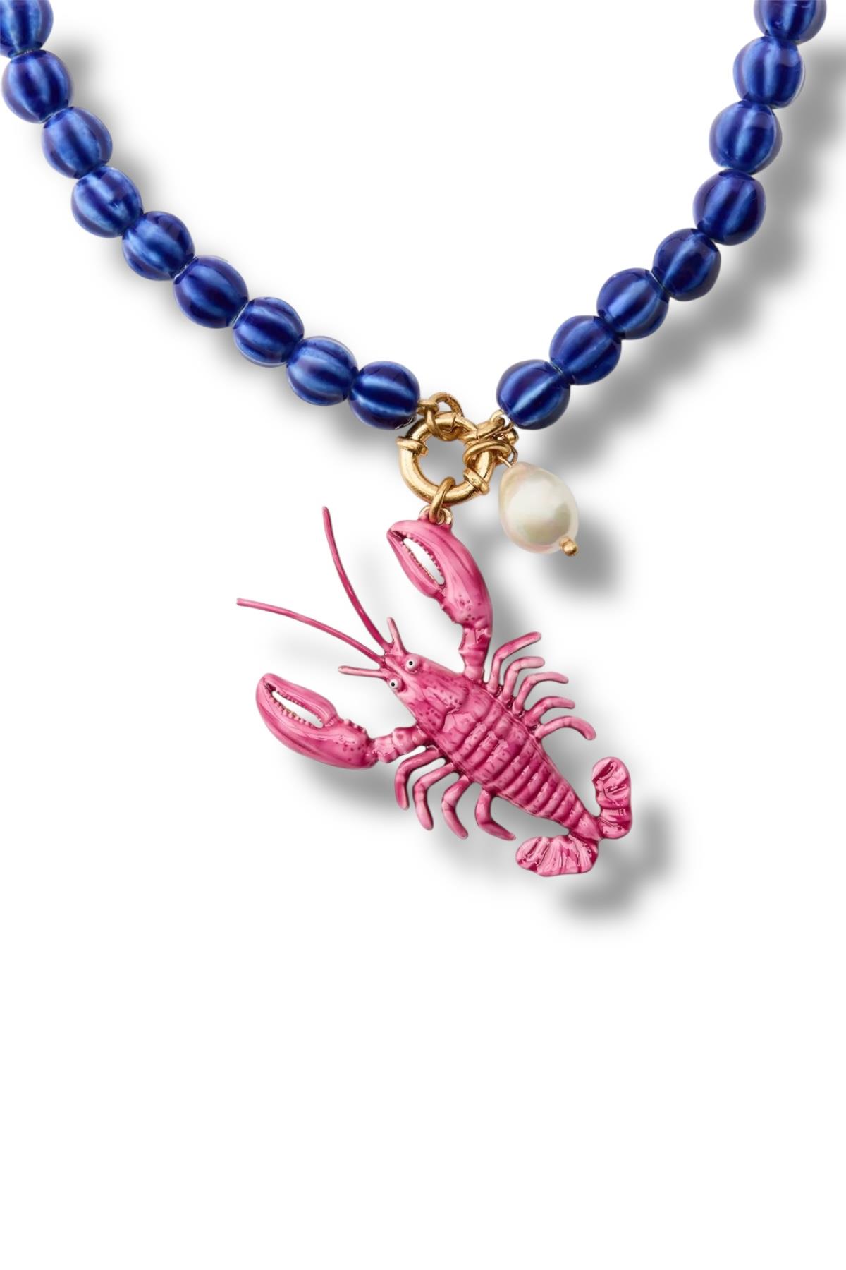 Istakoz Boncuklu Kolye