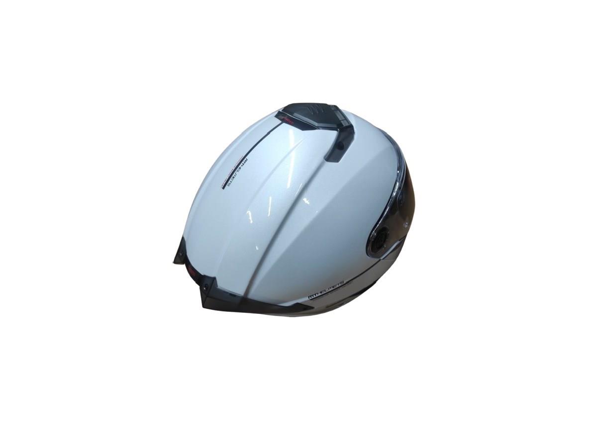 MT Helmets Atom 2 SV Çeneden Açılır Motosiklet Kaskı Beyaz