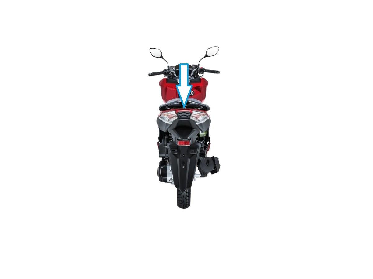 SYM JET X 125 Arka Yan Panel Birleştirici Mat Siyah Orijinal