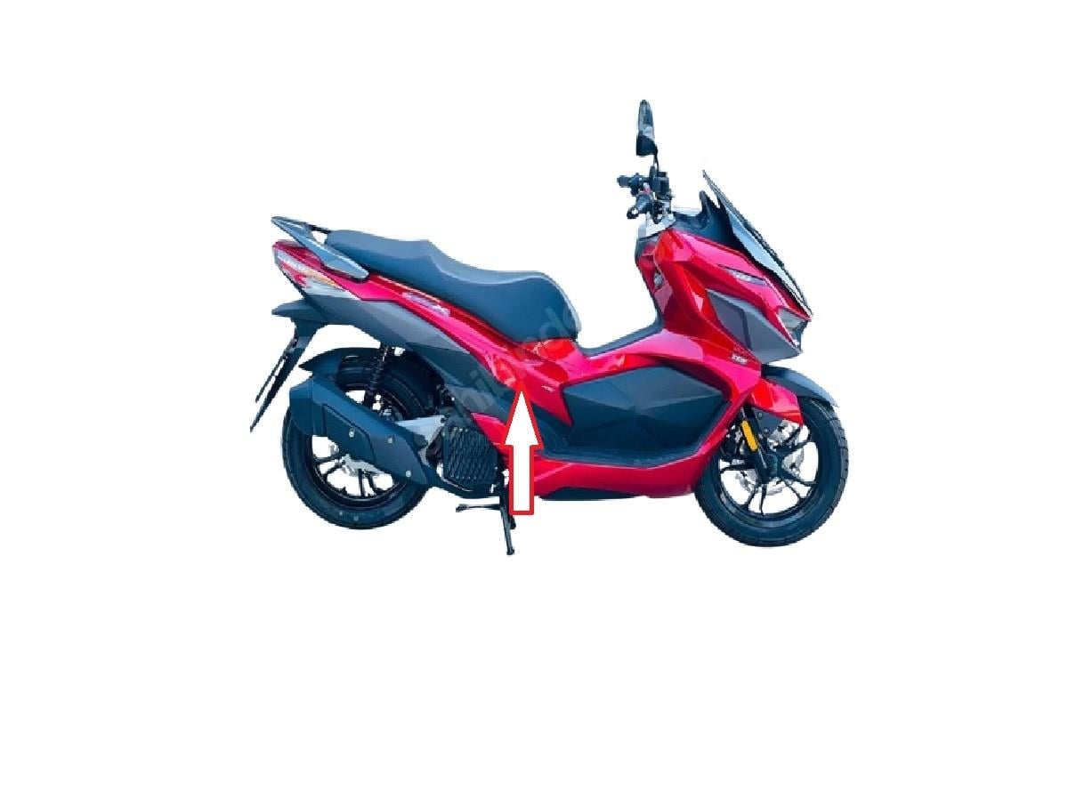 SYM JET X 125 Arka Yan Panel Sağ Mat Siyah Orijinal