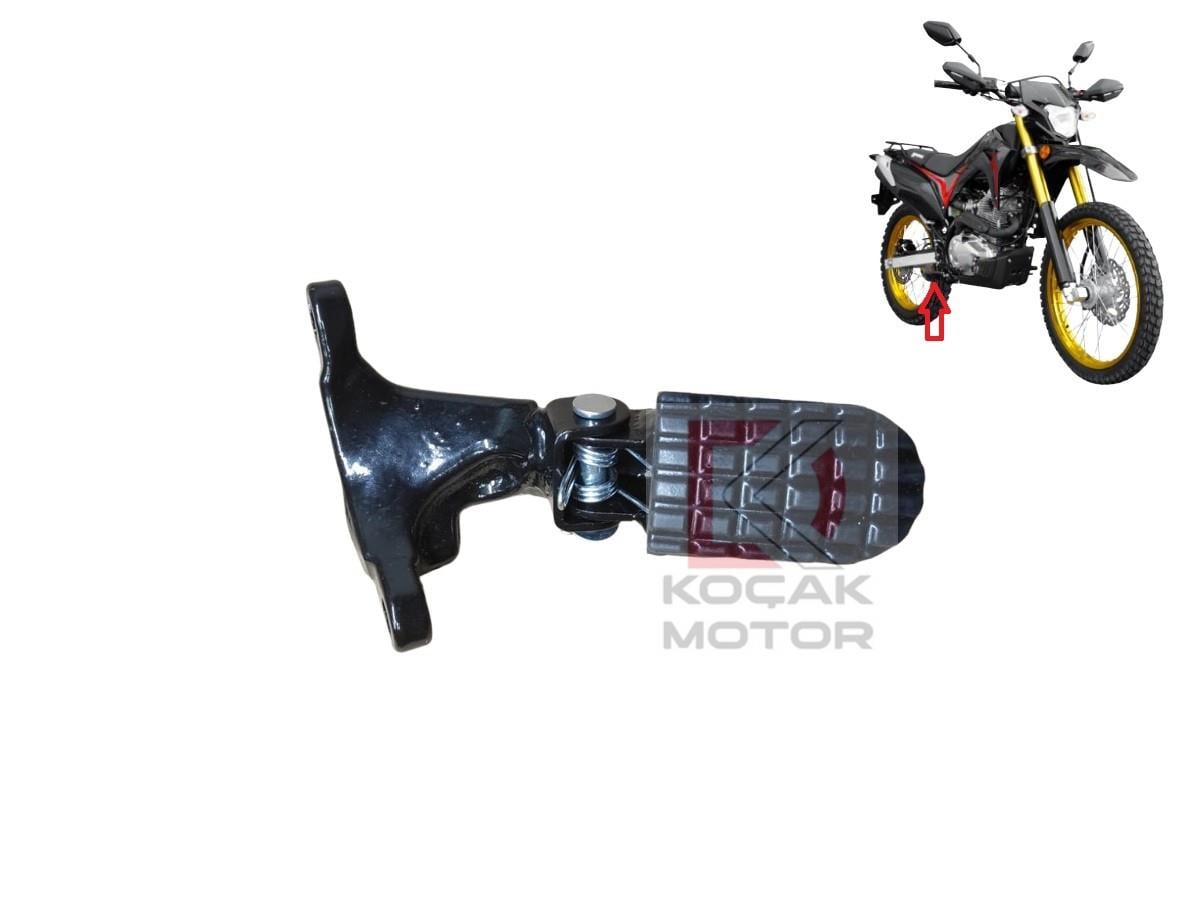 Yuki Victor 250 Cross Sürücü Basamağı Sağ