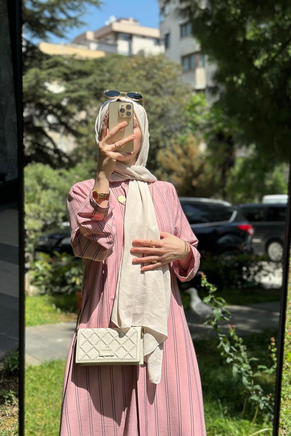 Hanım Hatun Gül Kurusu Fresh Gömlek