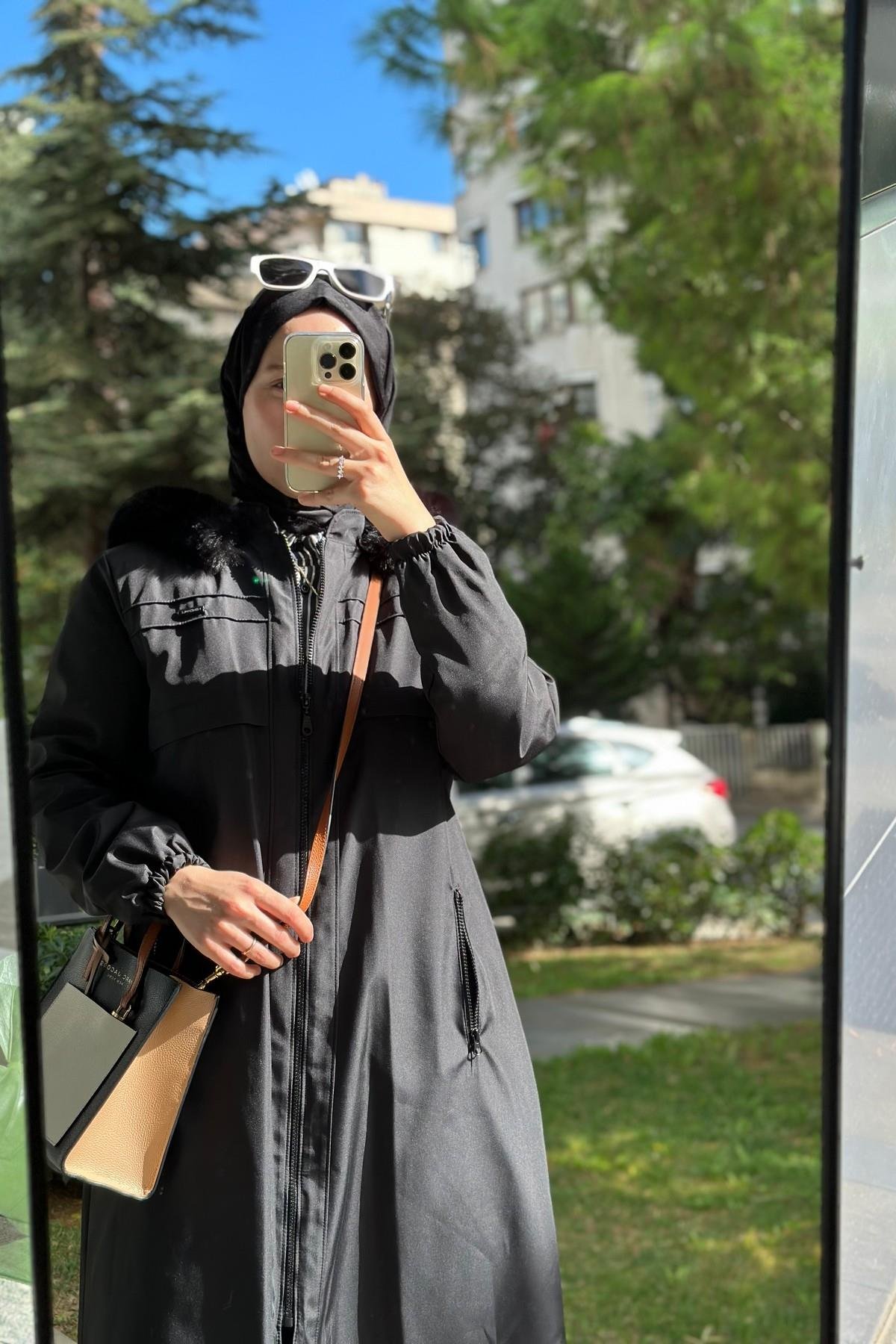 Hanım Hatun Marin Parka Siyah