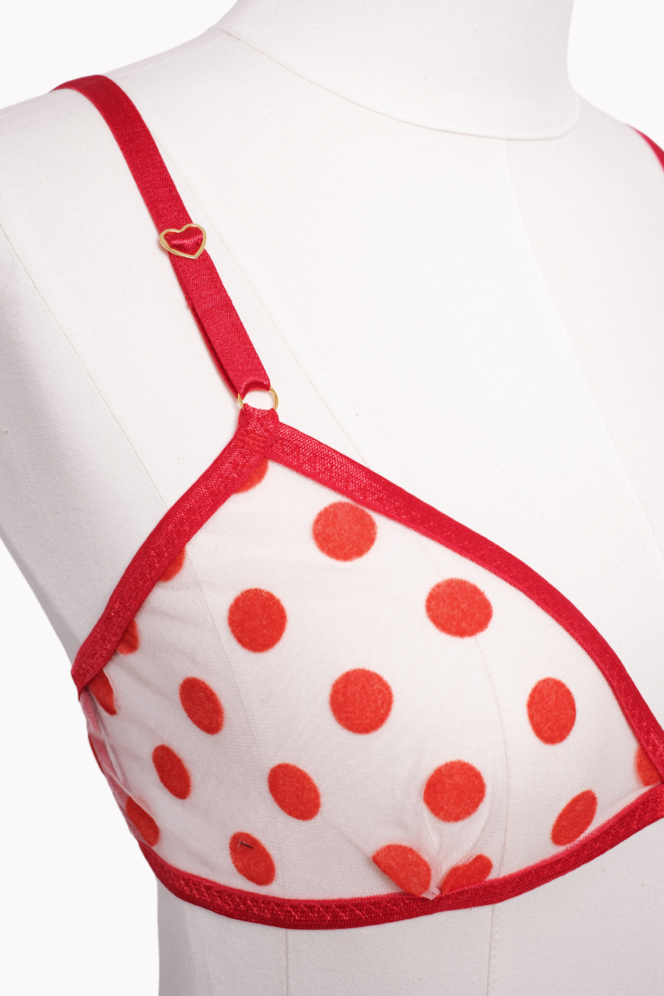 Raspberry Bralet Tanga Takım