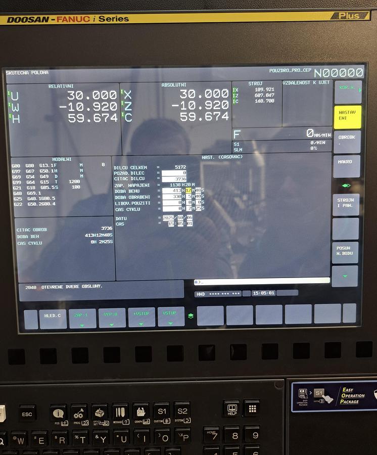 2022 Doosan Puma GT 2600 LM 3-axis CNC Lathe