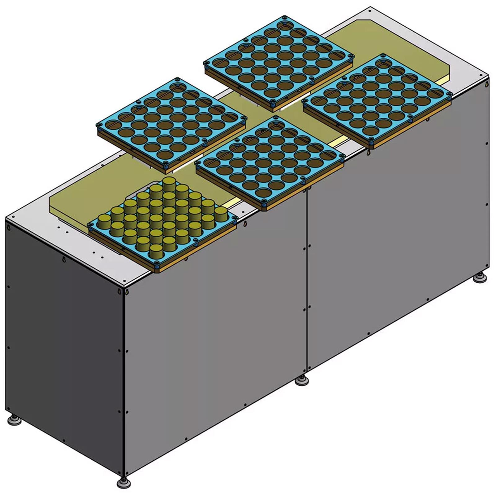 Accuway Plate Cyclic Taype Multi-pallet customized workpiece template rotary work stocker