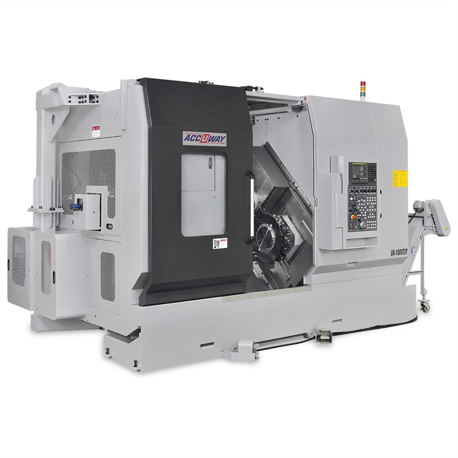 Accuway UA-1500T2Y Slant Bed Linear Way CNC Lathe