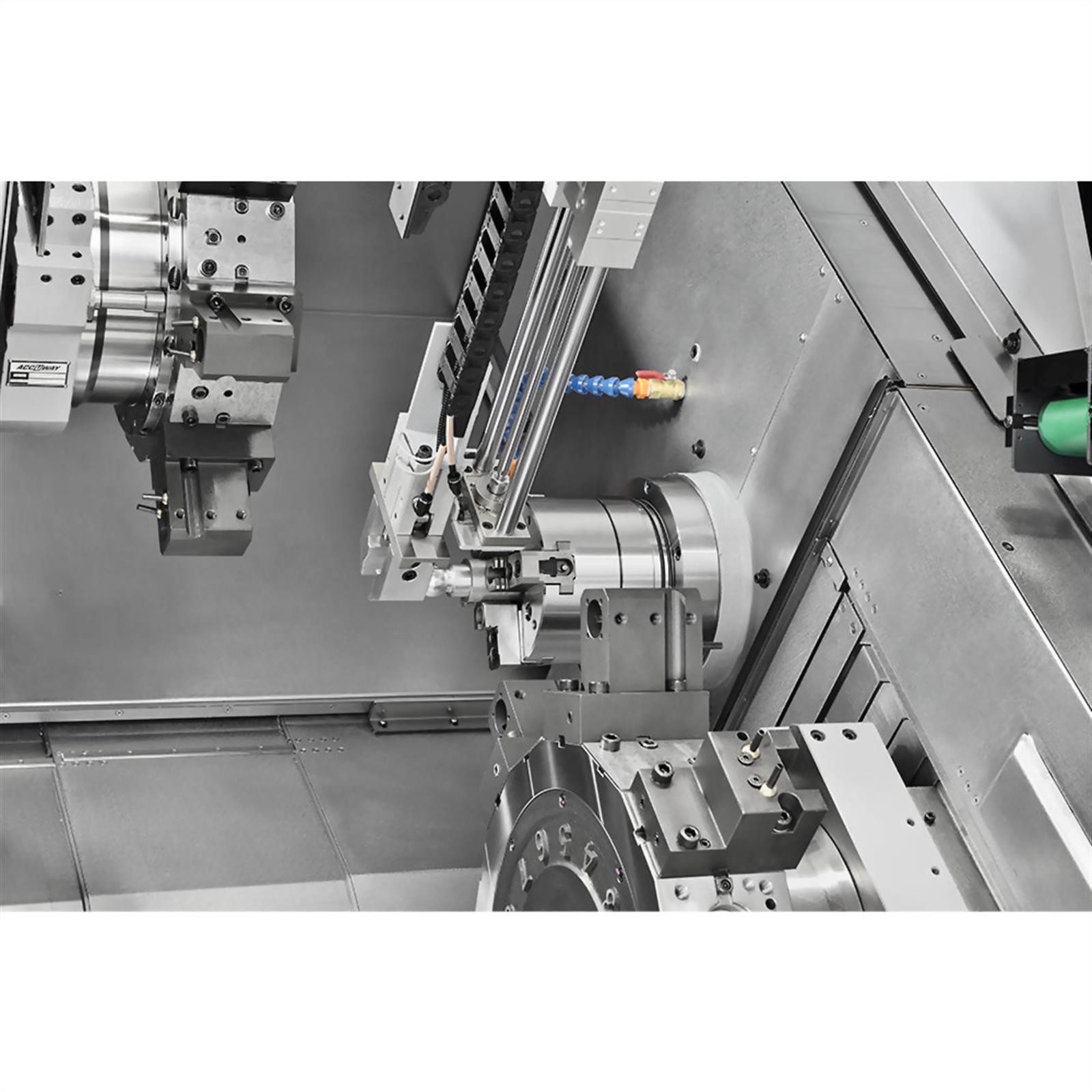 Accuway UA-1500T2Y Slant Bed Linear Way CNC Lathe
