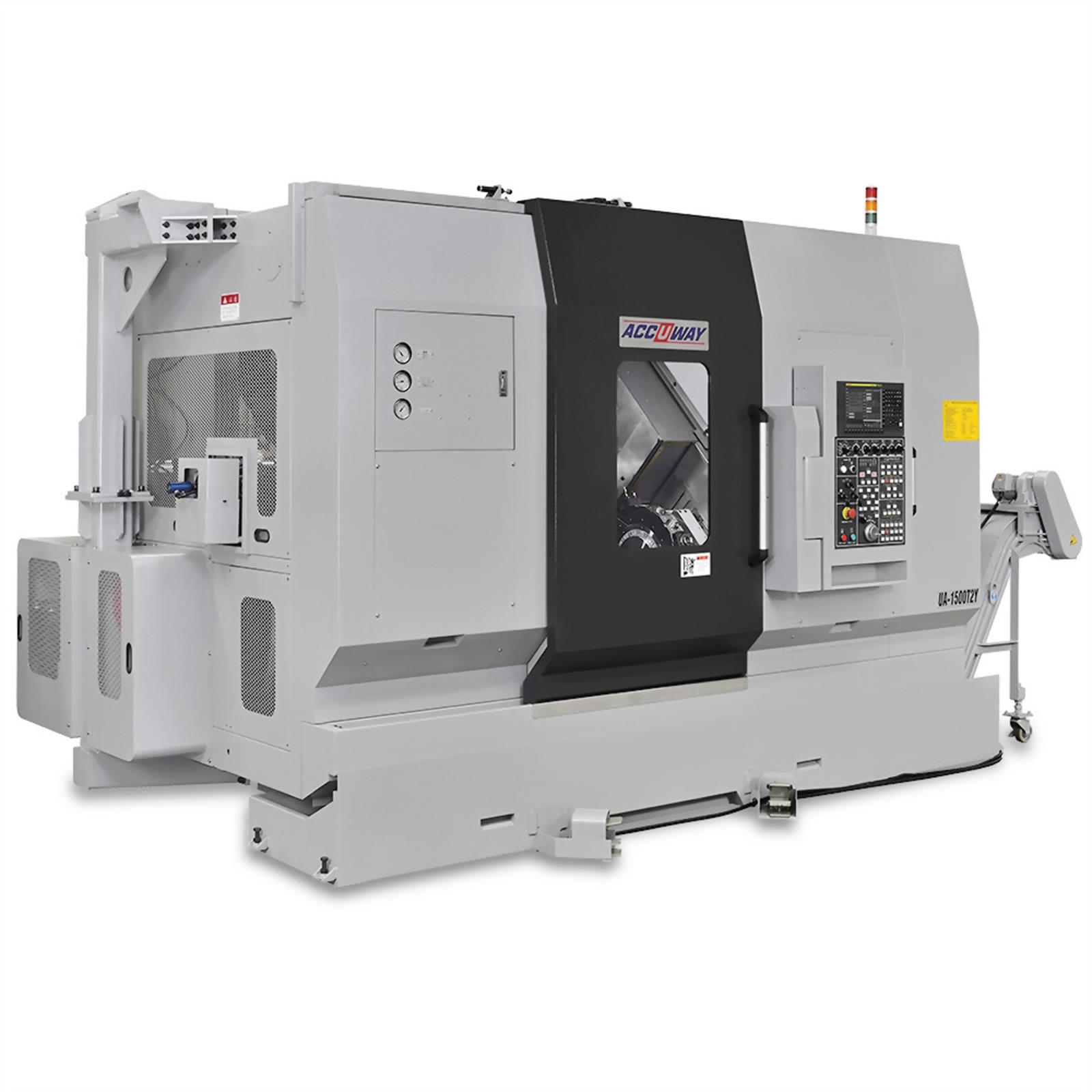 Accuway UA-1500T2Y Slant Bed Linear Way CNC Lathe