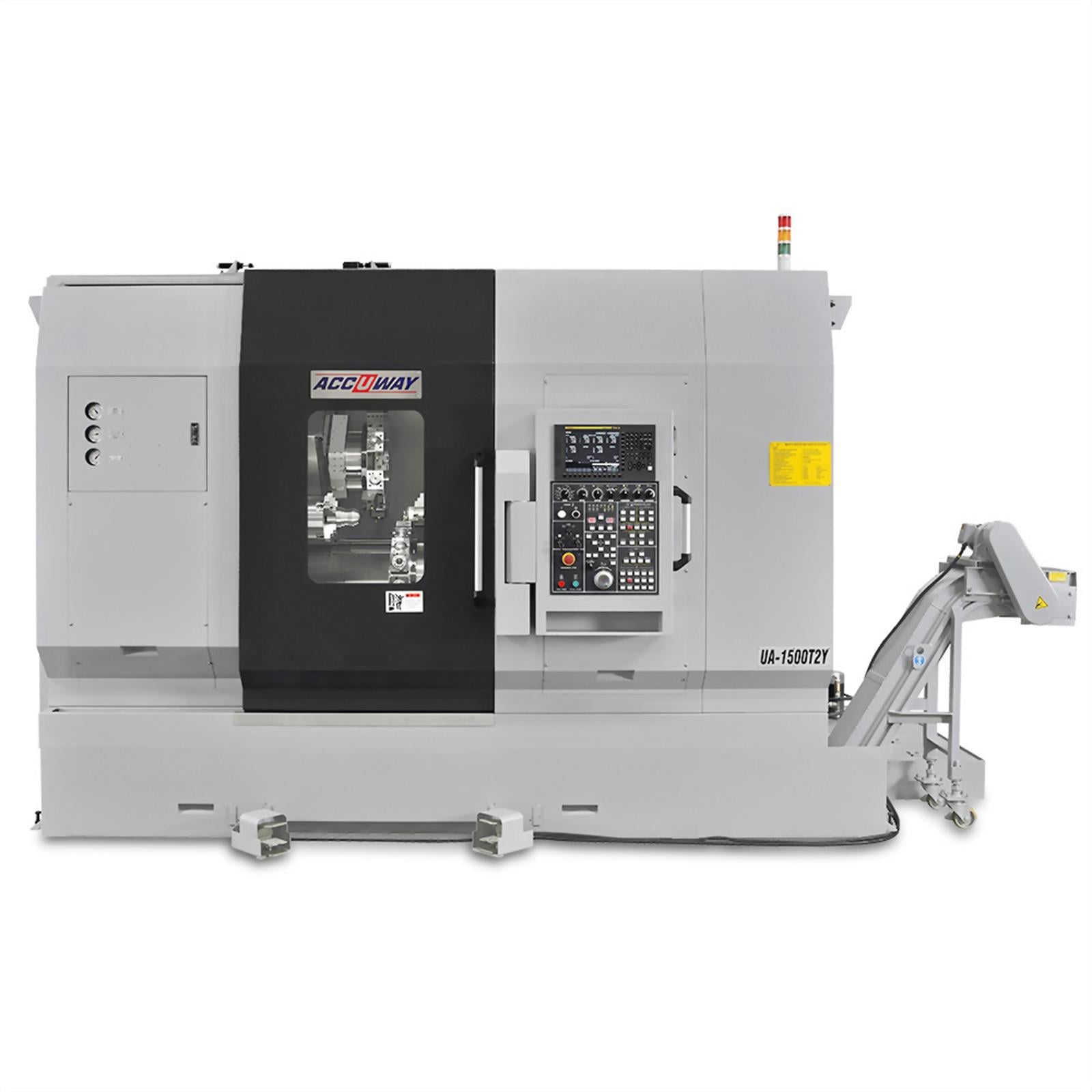 Accuway UA-1500T2Y Slant Bed Linear Way CNC Lathe