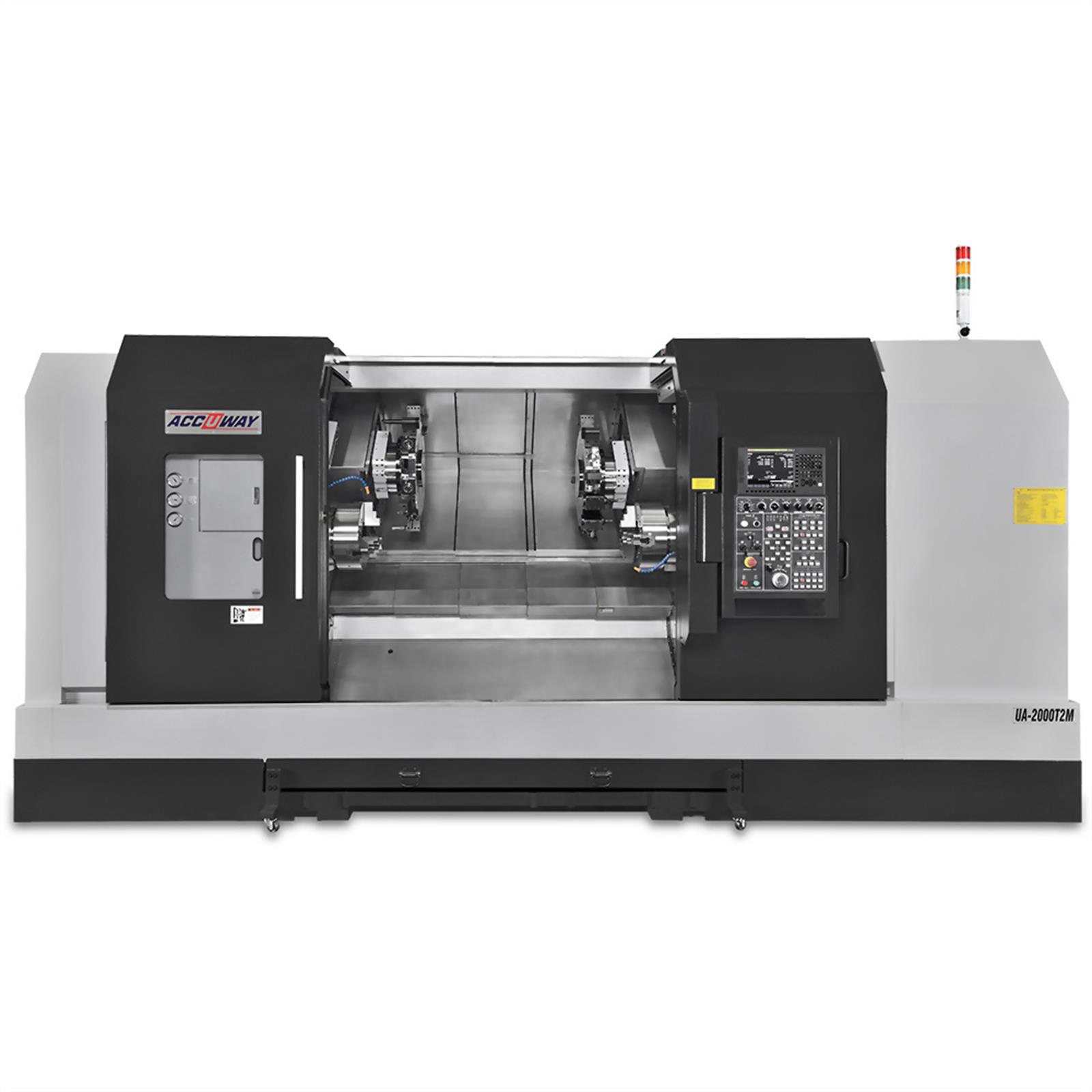 Accuway UA-2000T2MB  Slant Bed Linear Way CNC Lathe