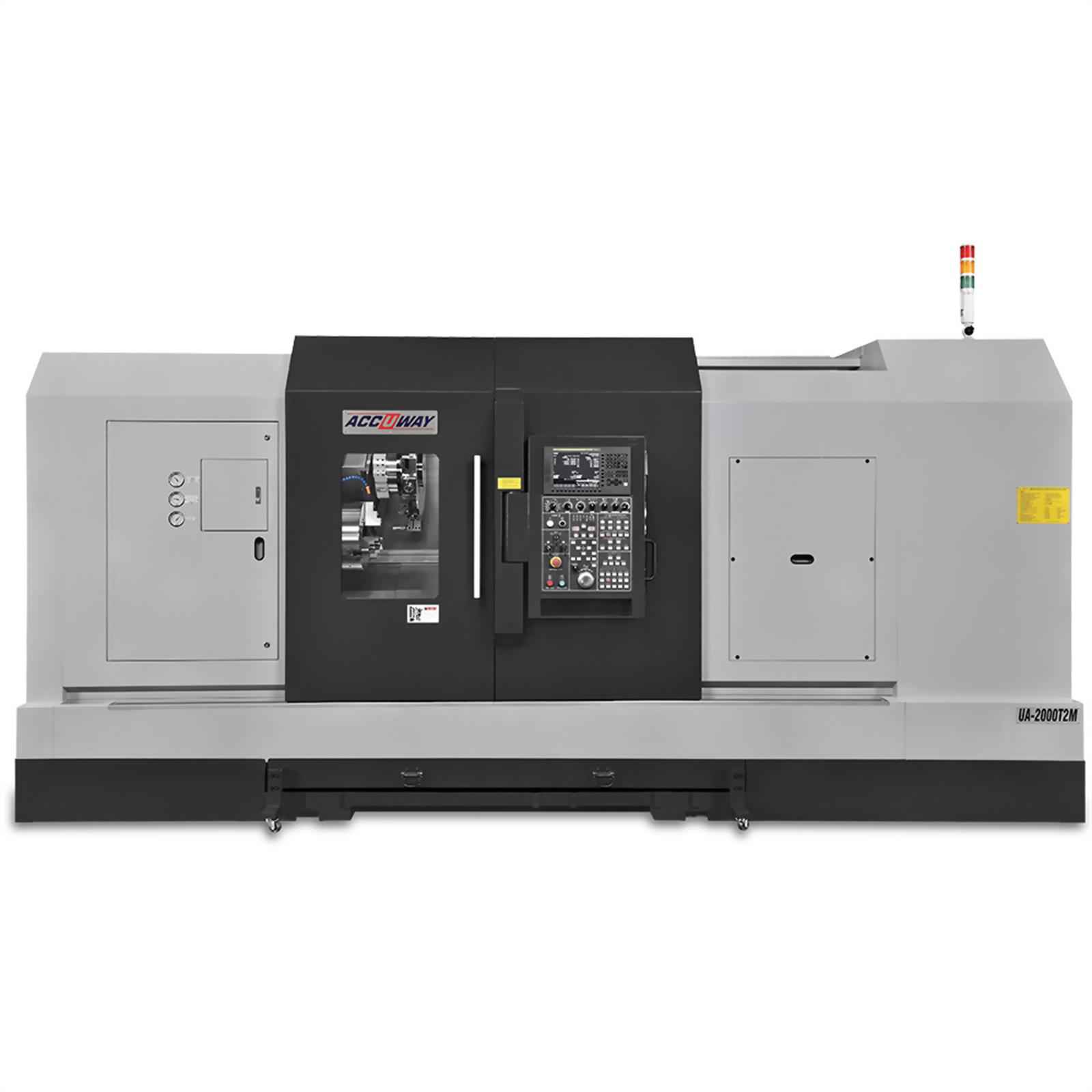 Accuway UA-2000T2MB  Slant Bed Linear Way CNC Lathe
