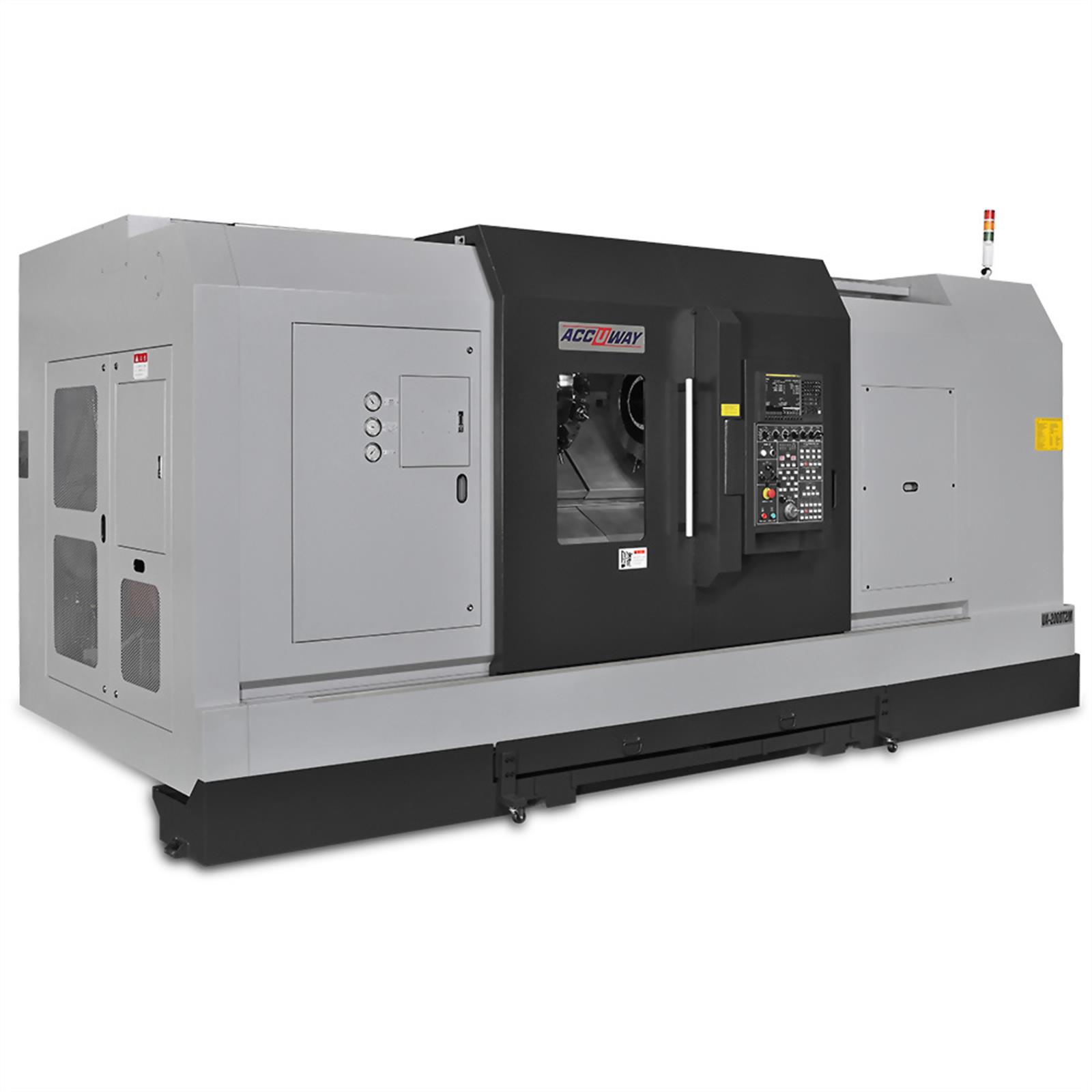 Accuway UA-2000T2MB  Slant Bed Linear Way CNC Lathe