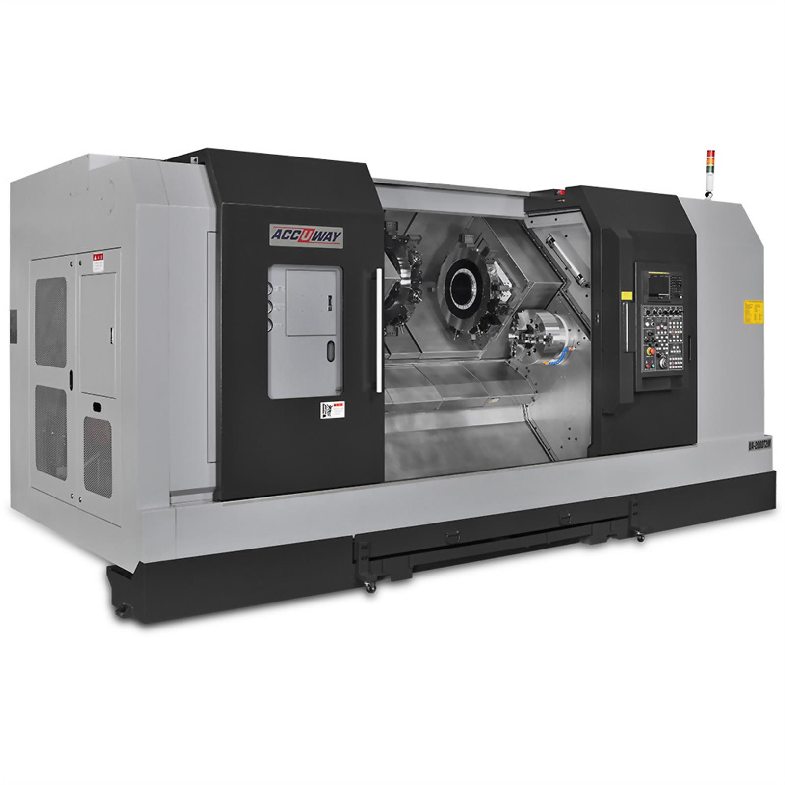 Accuway UA-2000T2MB  Slant Bed Linear Way CNC Lathe