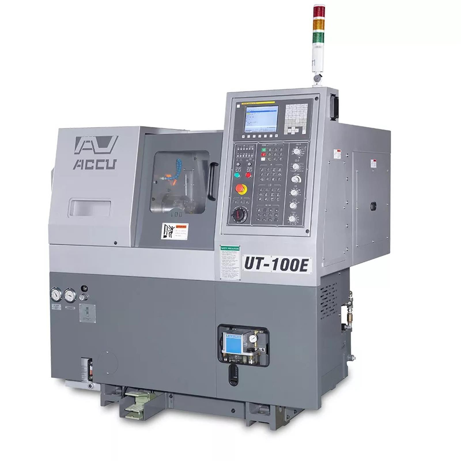 Accuway UT-100E/UT-100EM Compact CNC Lathe for Automatic Machining