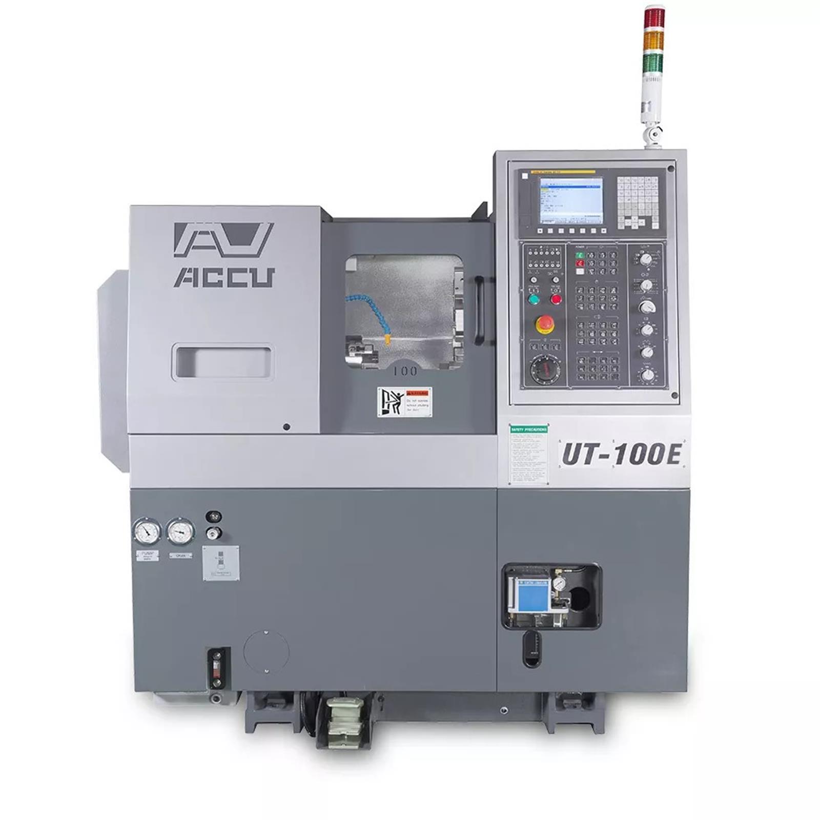 Accuway UT-100E/UT-100EM Compact CNC Lathe for Automatic Machining