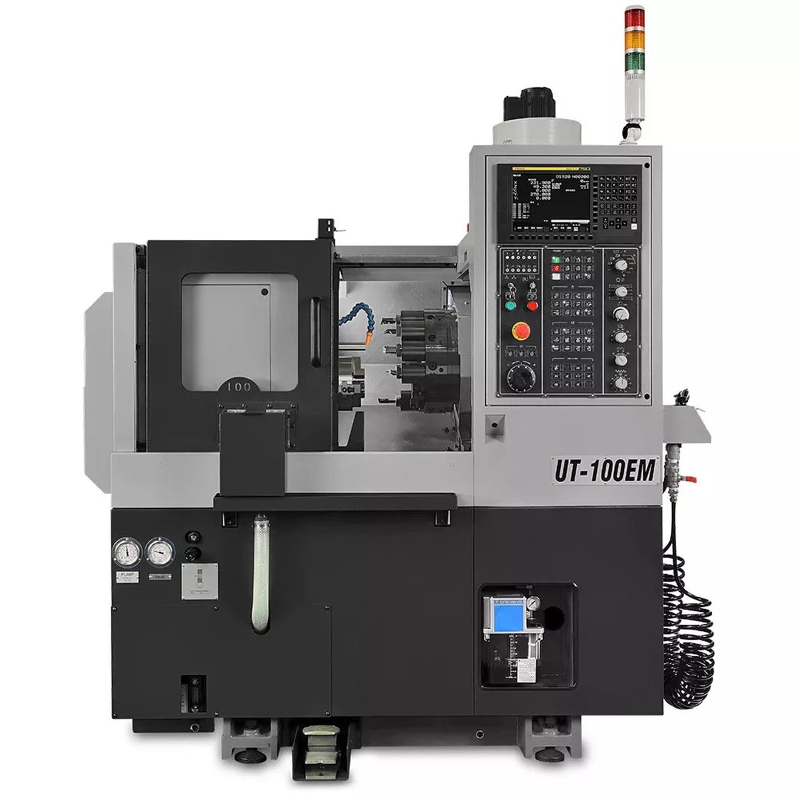 Accuway UT-100E/UT-100EM Compact CNC Lathe for Automatic Machining