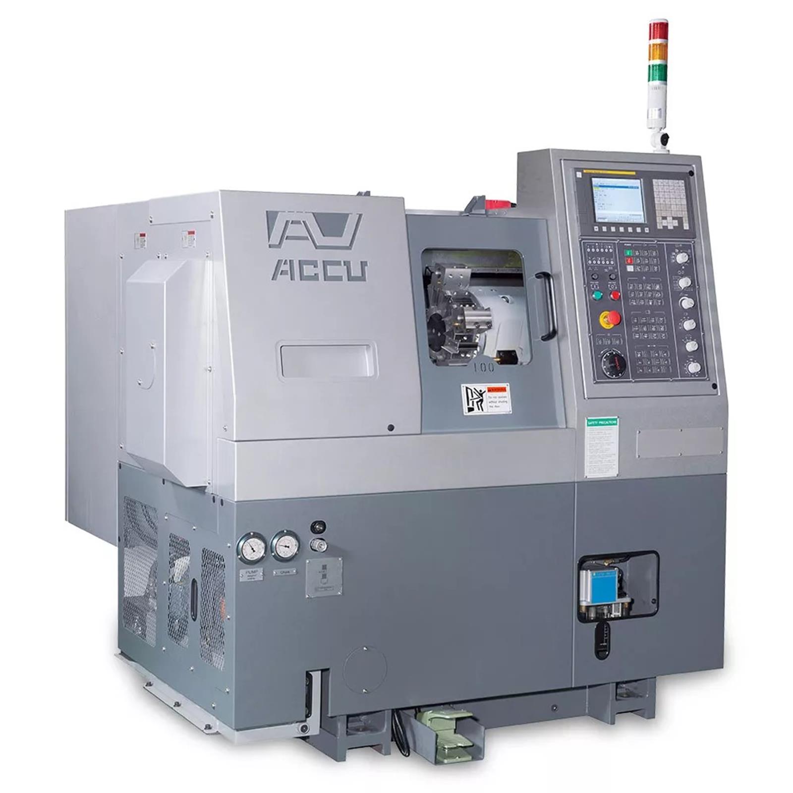 Accuway UT-100E/UT-100EM Compact CNC Lathe for Automatic Machining