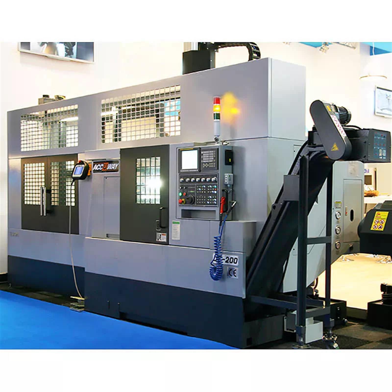 Accuway UT-200 Slant Bed Linear Way CNC Lathe
