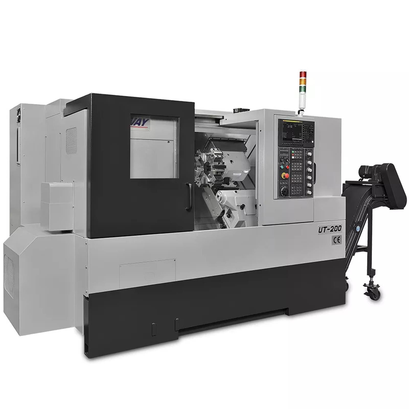 Accuway UT-200 Slant Bed Linear Way CNC Lathe