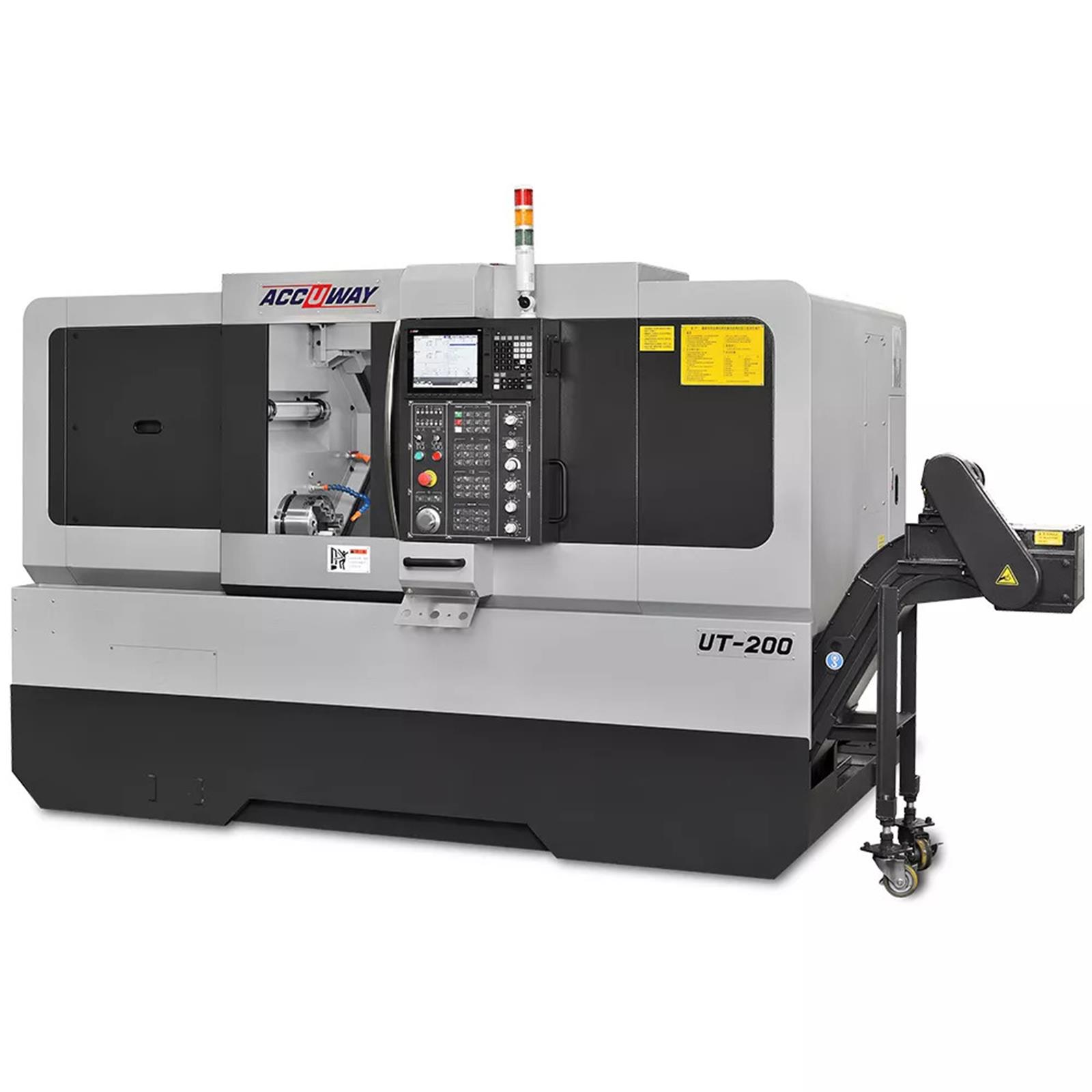 Accuway UT-200M Slant Bed Linear Way CNC Lathe