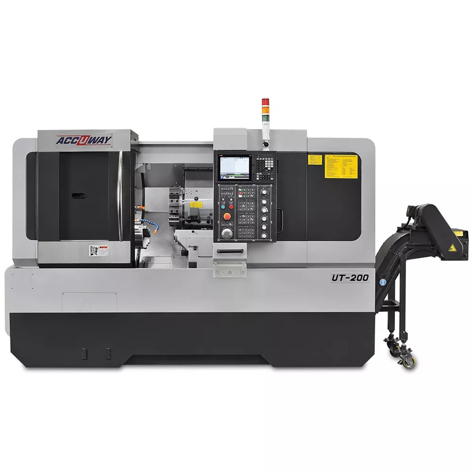 Accuway UT-200M Slant Bed Linear Way CNC Lathe