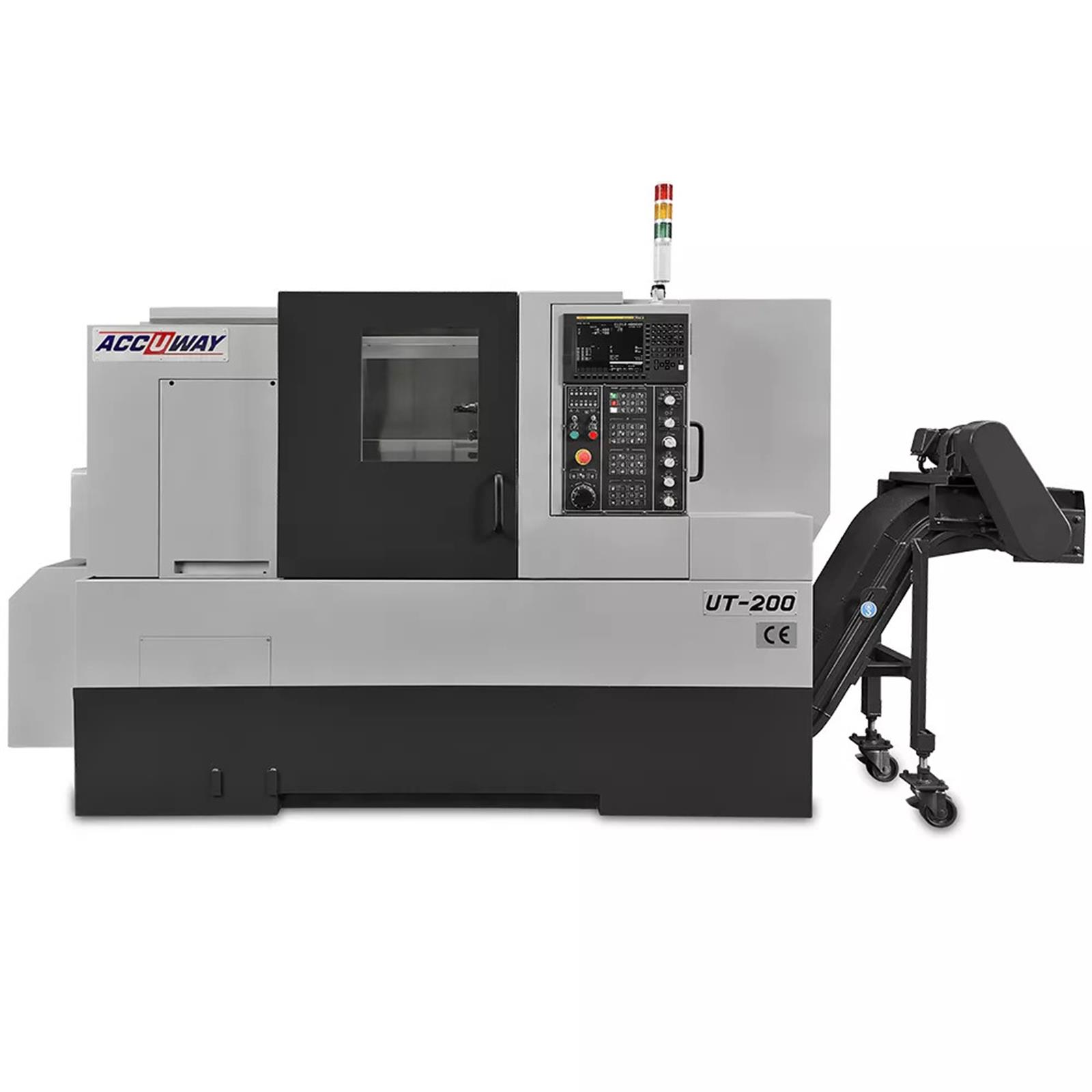 Accuway UT-200M Slant Bed Linear Way CNC Lathe