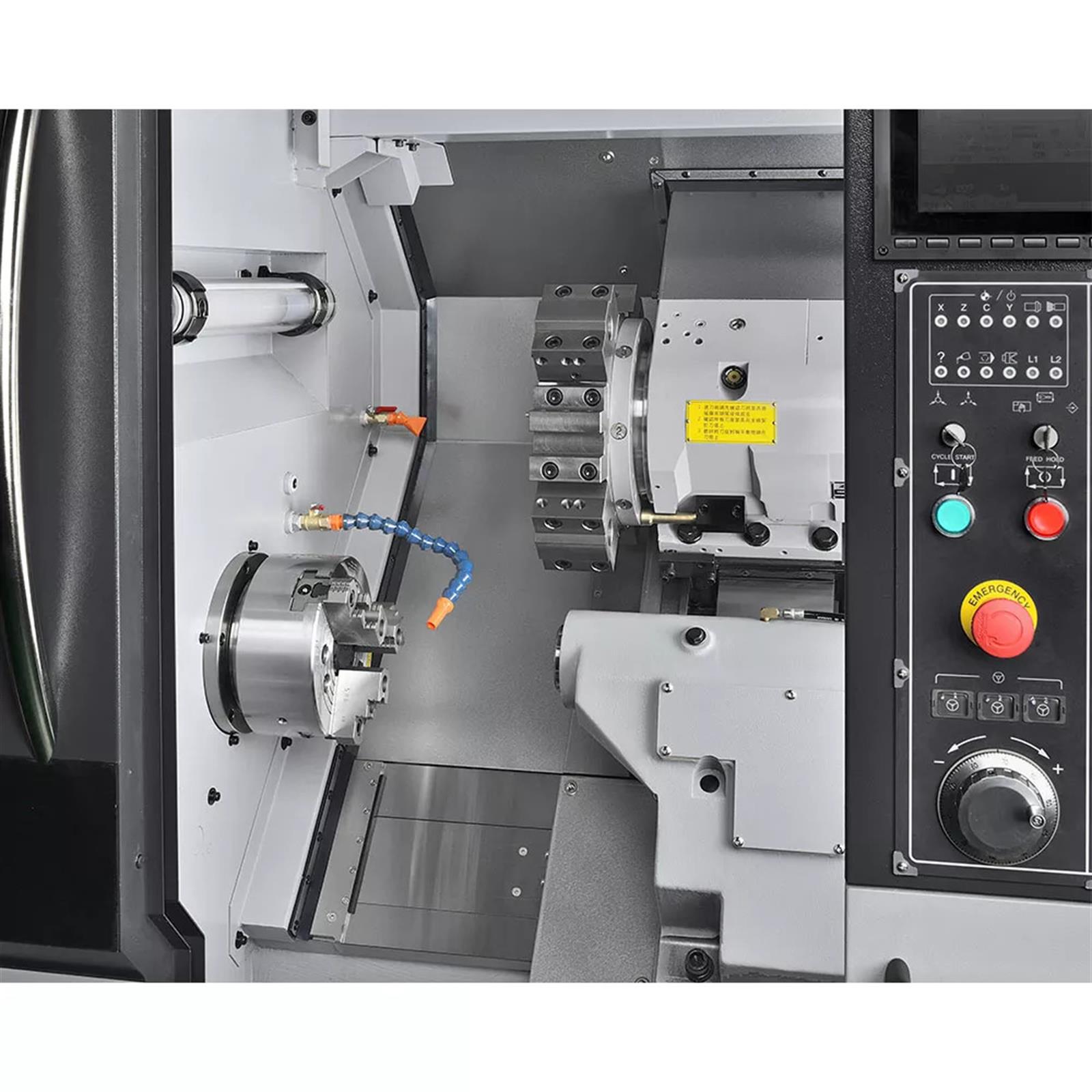 Accuway UT-200M Slant Bed Linear Way CNC Lathe