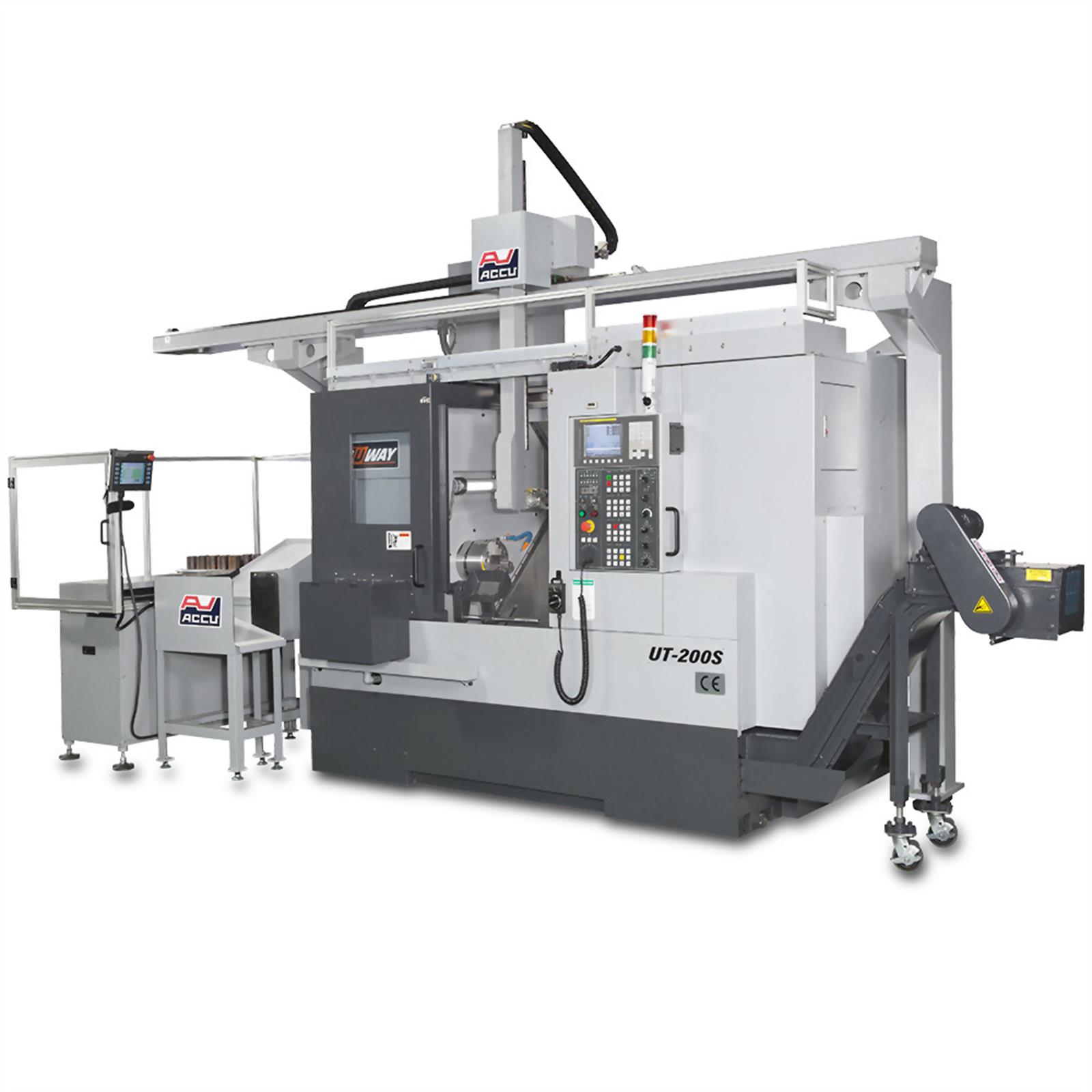 Accuway UT-200S Slant Bed Linear Way CNC Lathe