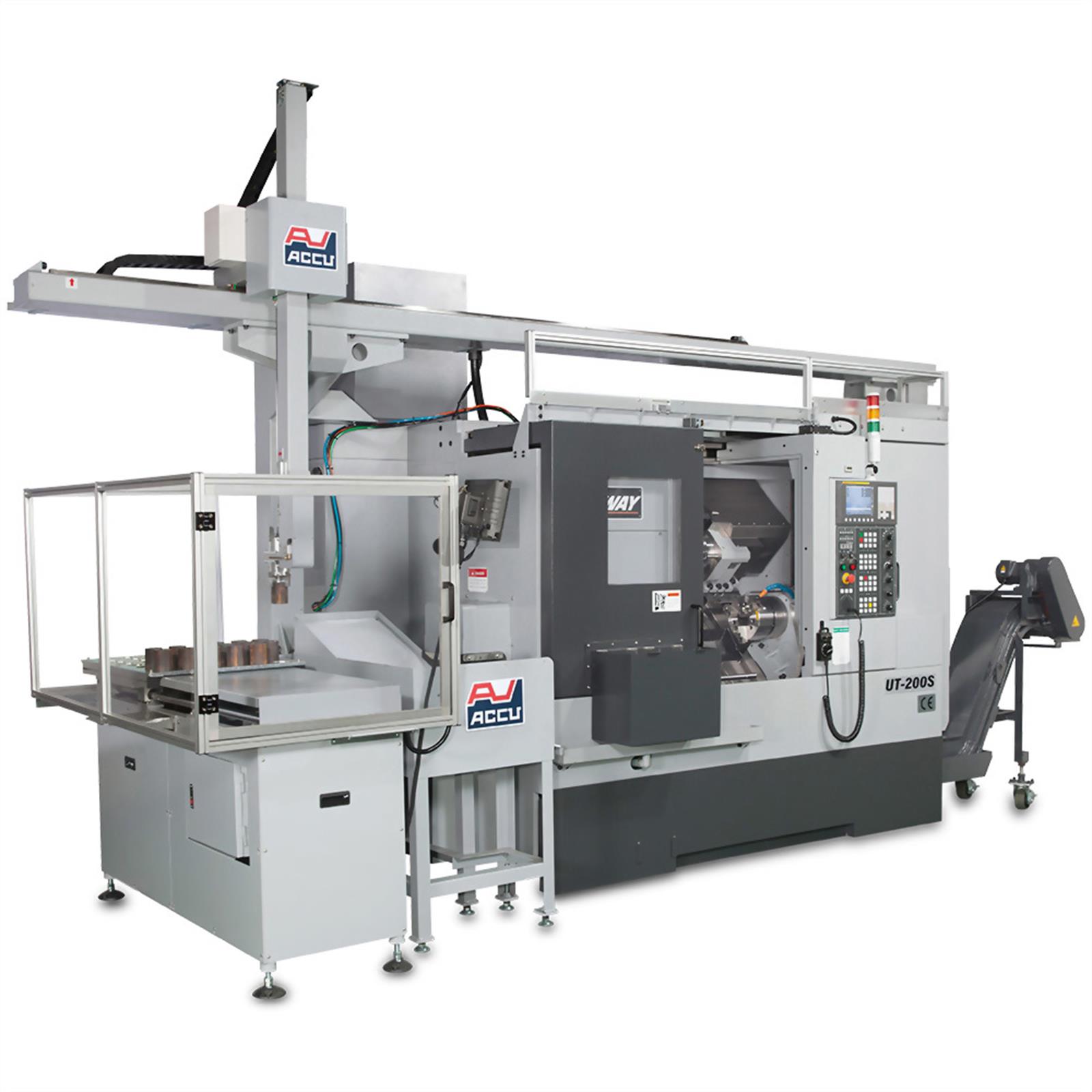 Accuway UT-200S Slant Bed Linear Way CNC Lathe