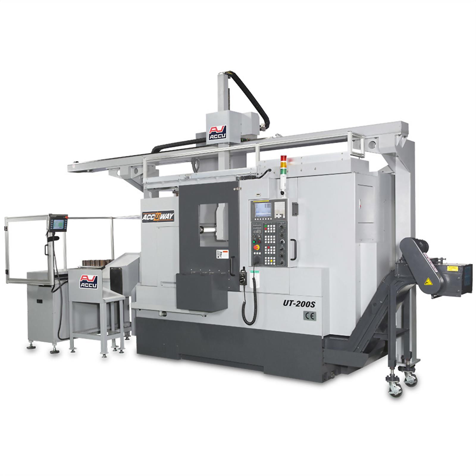 Accuway UT-200S Slant Bed Linear Way CNC Lathe