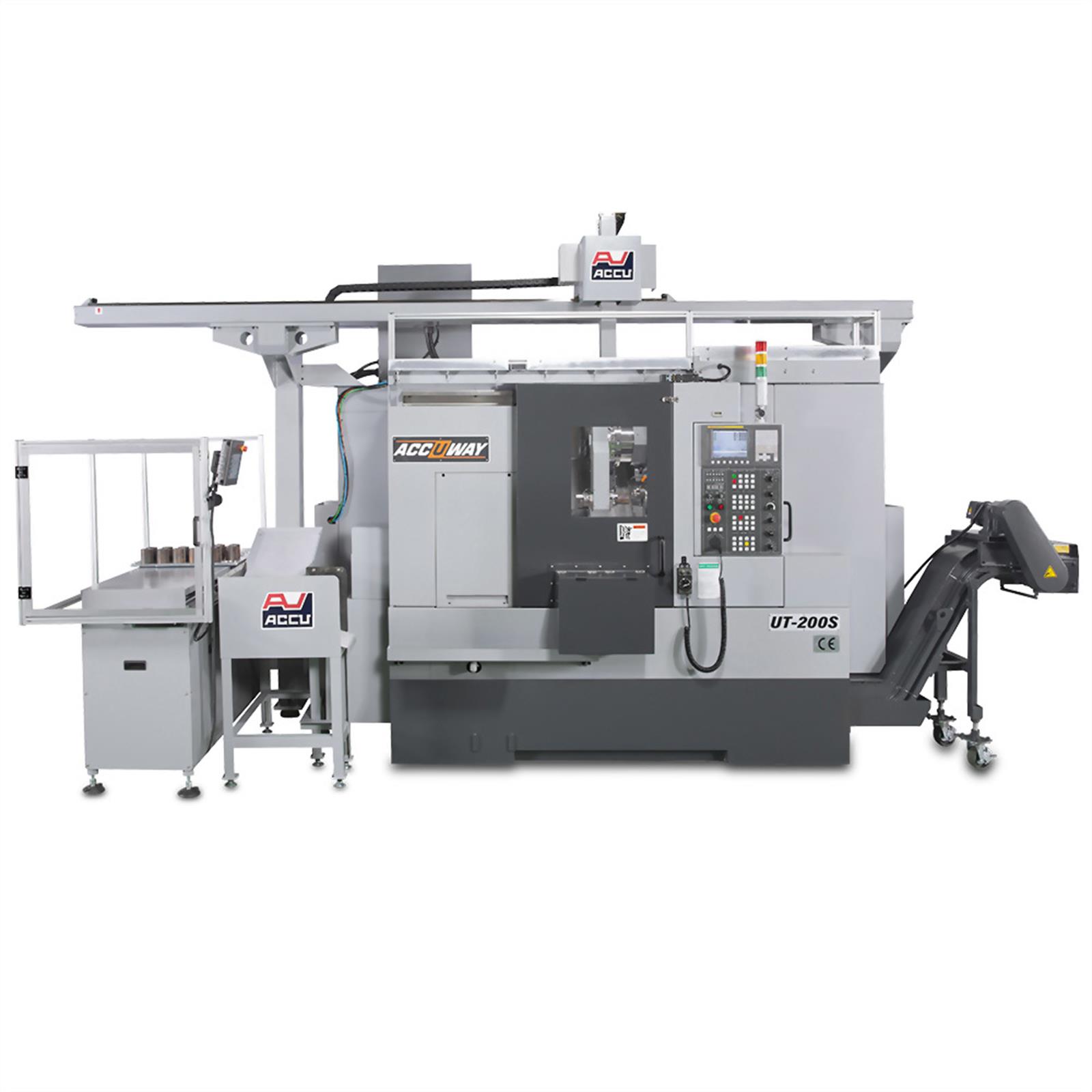 Accuway UT-200S Slant Bed Linear Way CNC Lathe