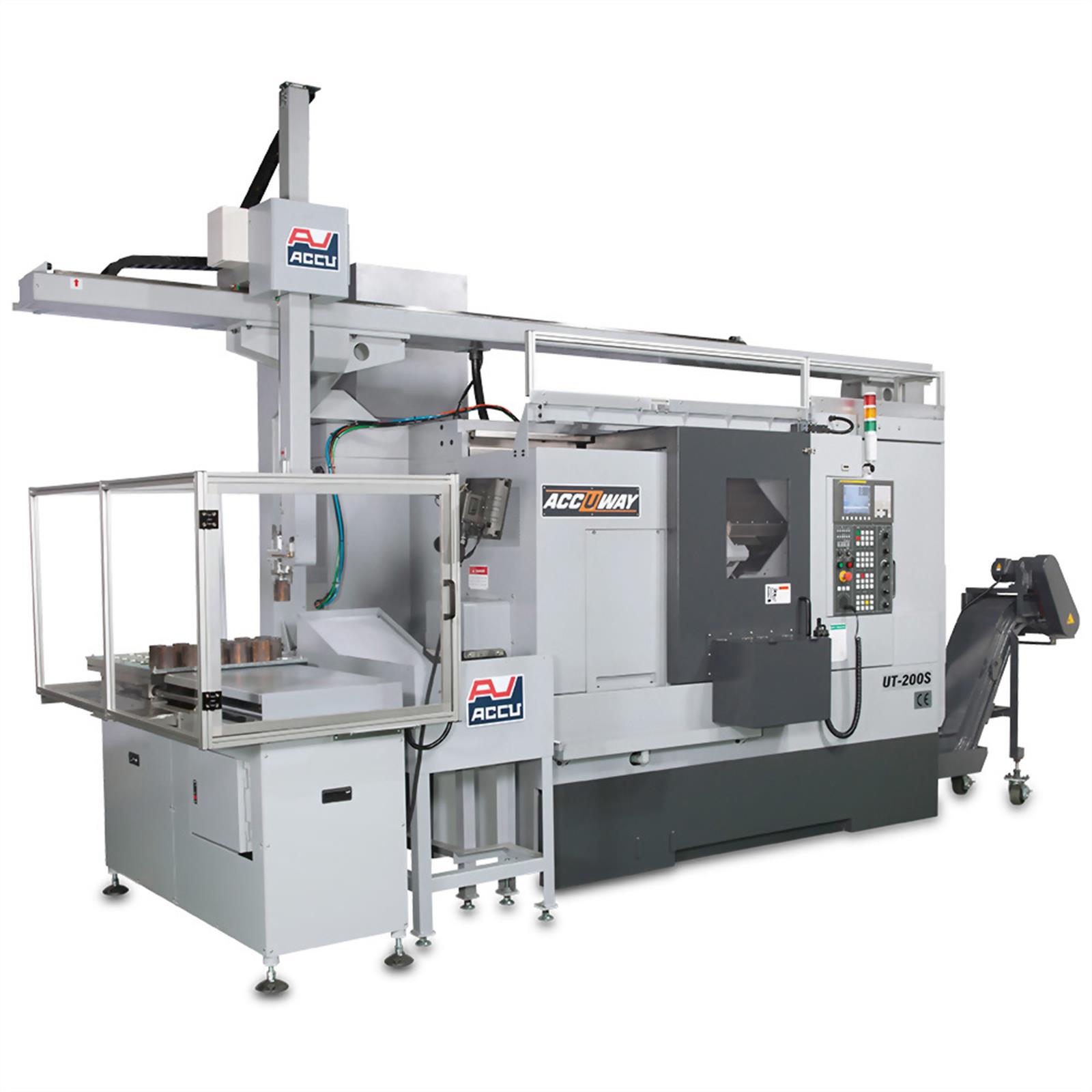 Accuway UT-200S Slant Bed Linear Way CNC Lathe