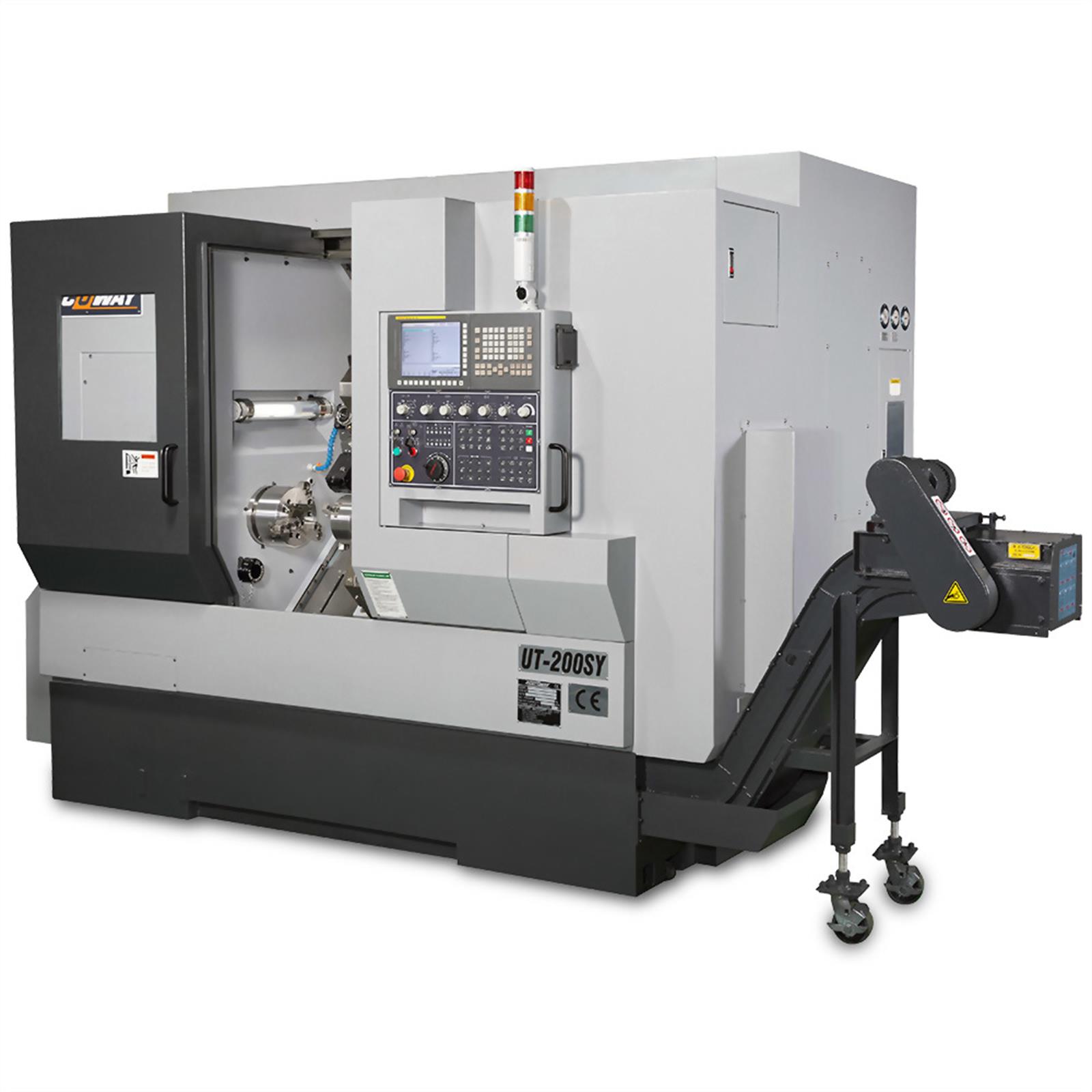 Accuway UT-200SY Slant Bed Linear Way CNC Lathe