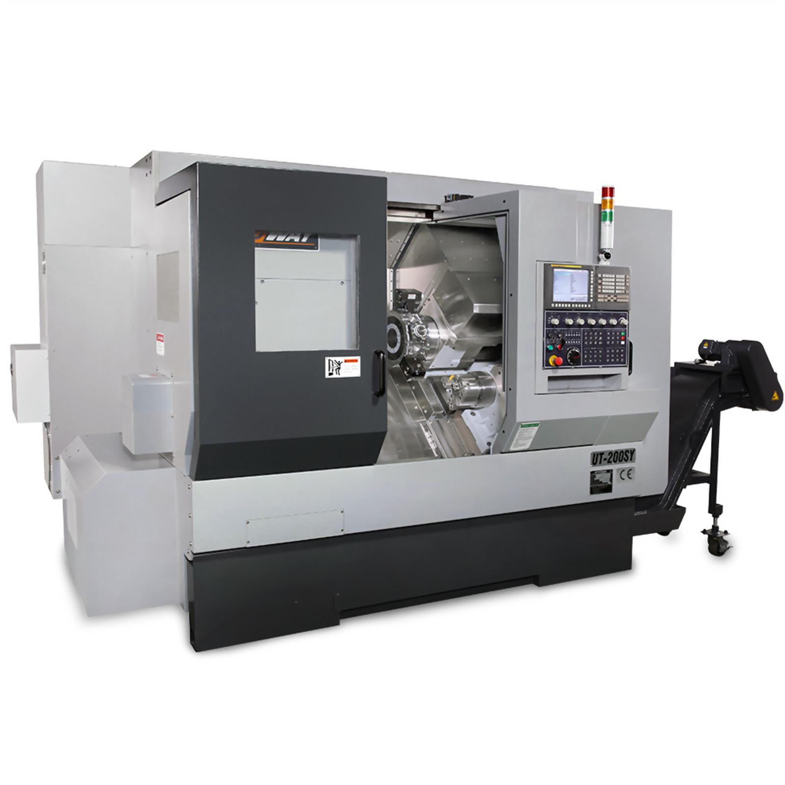 Accuway UT-200SY Slant Bed Linear Way CNC Lathe