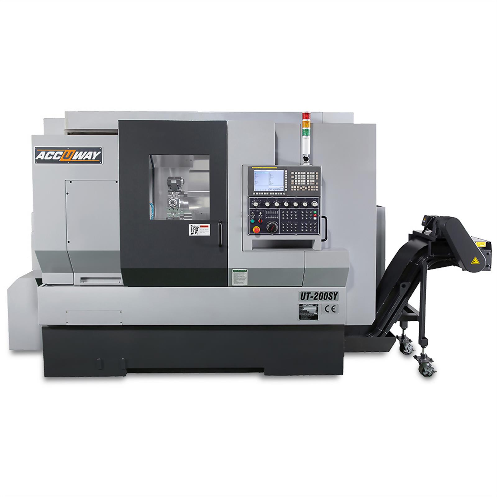 Accuway UT-200SY Slant Bed Linear Way CNC Lathe