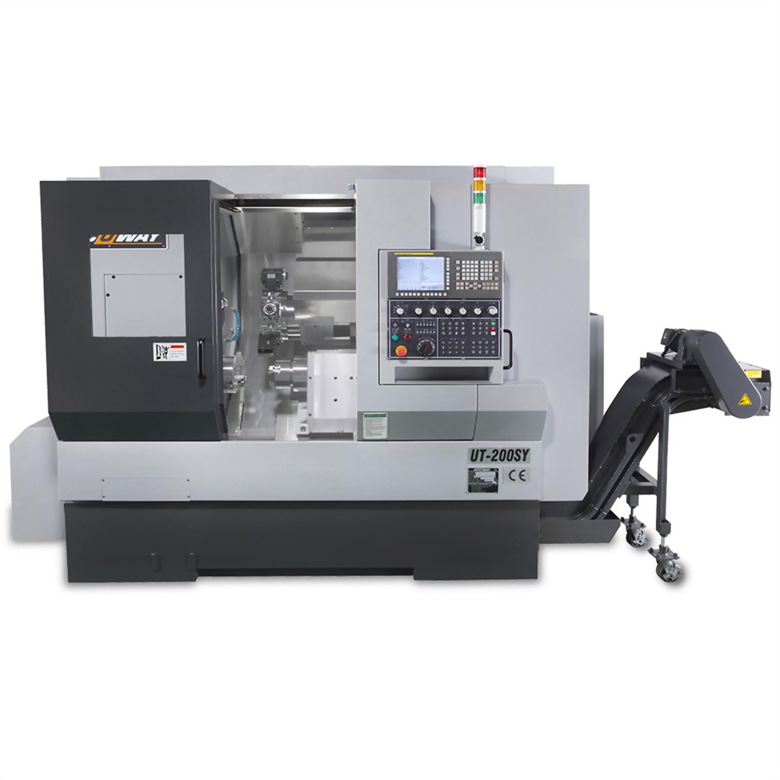 Accuway UT-200SY Slant Bed Linear Way CNC Lathe