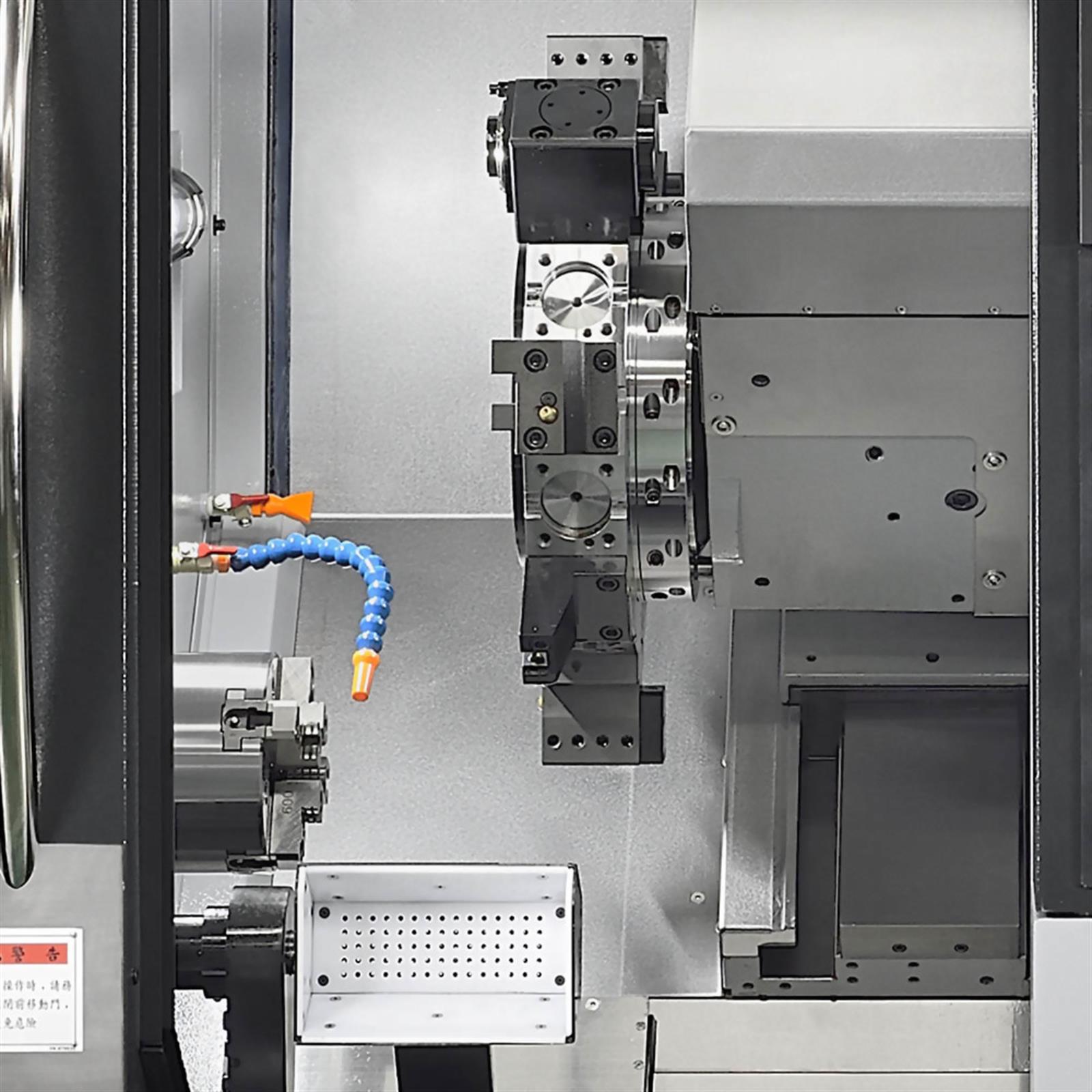 Accuway UT-200Y Slant Bed Linear Way CNC Lathe