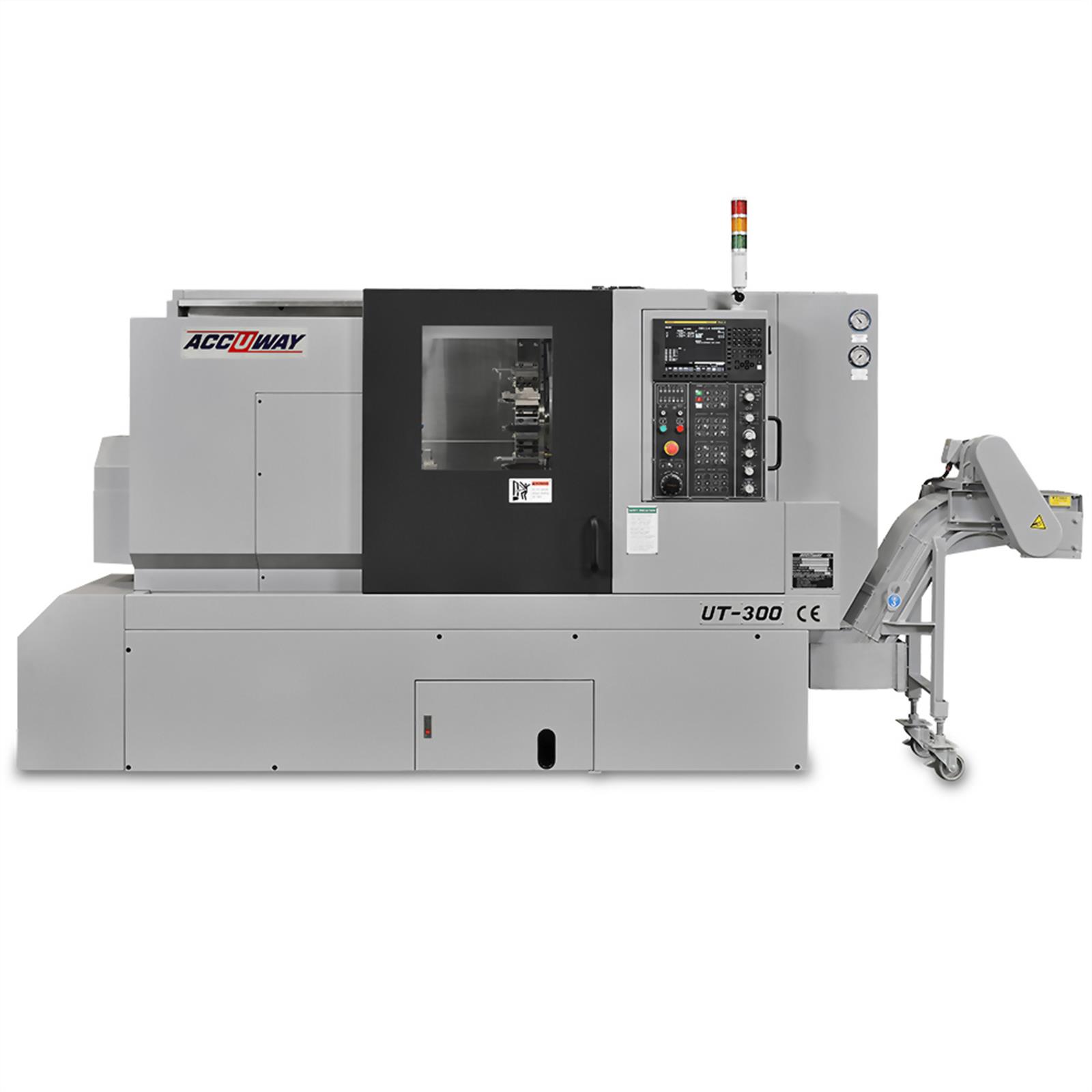 Accuway UT-300 Slant Bed Linear Way CNC Lathe