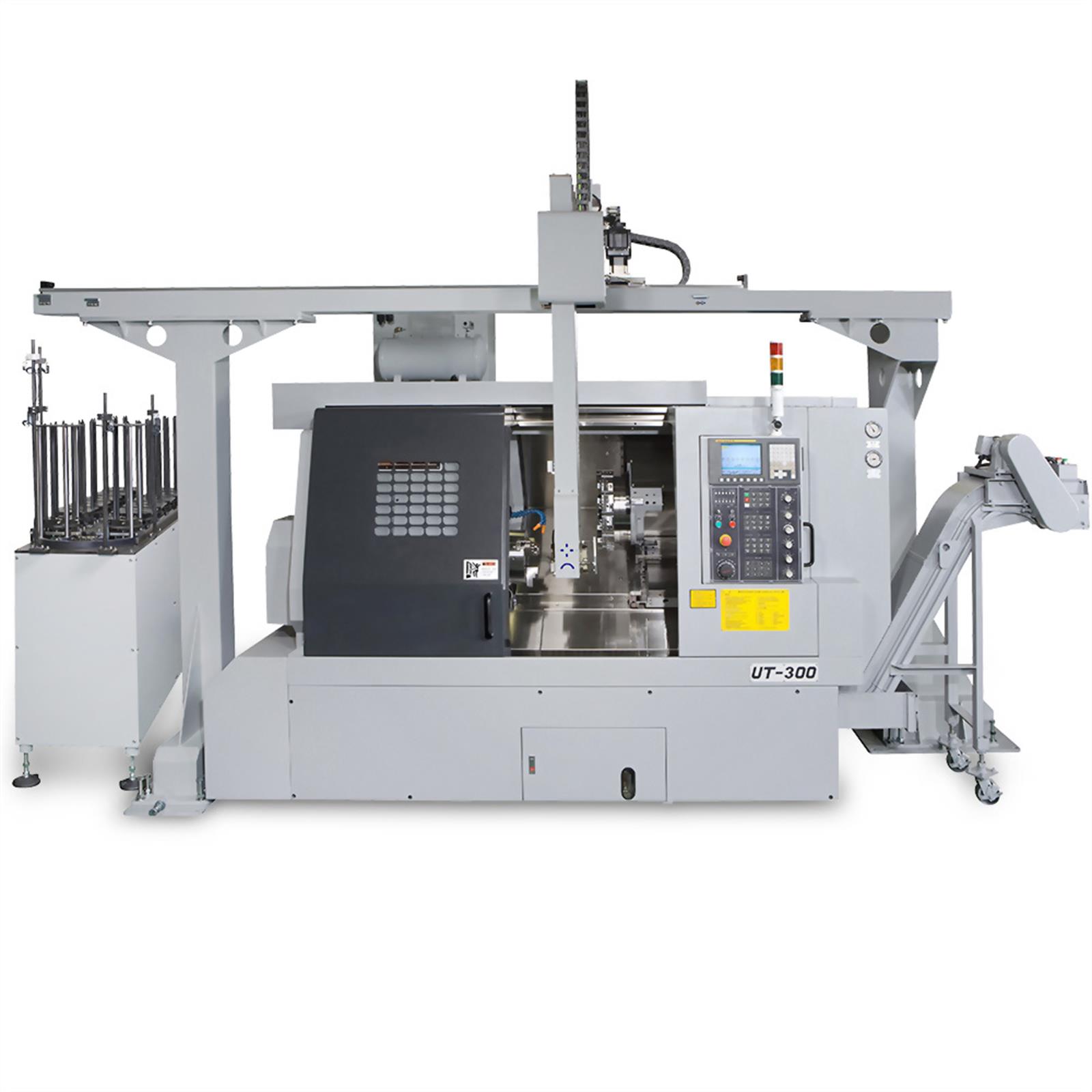 Accuway UT-300 Slant Bed Linear Way CNC Lathe
