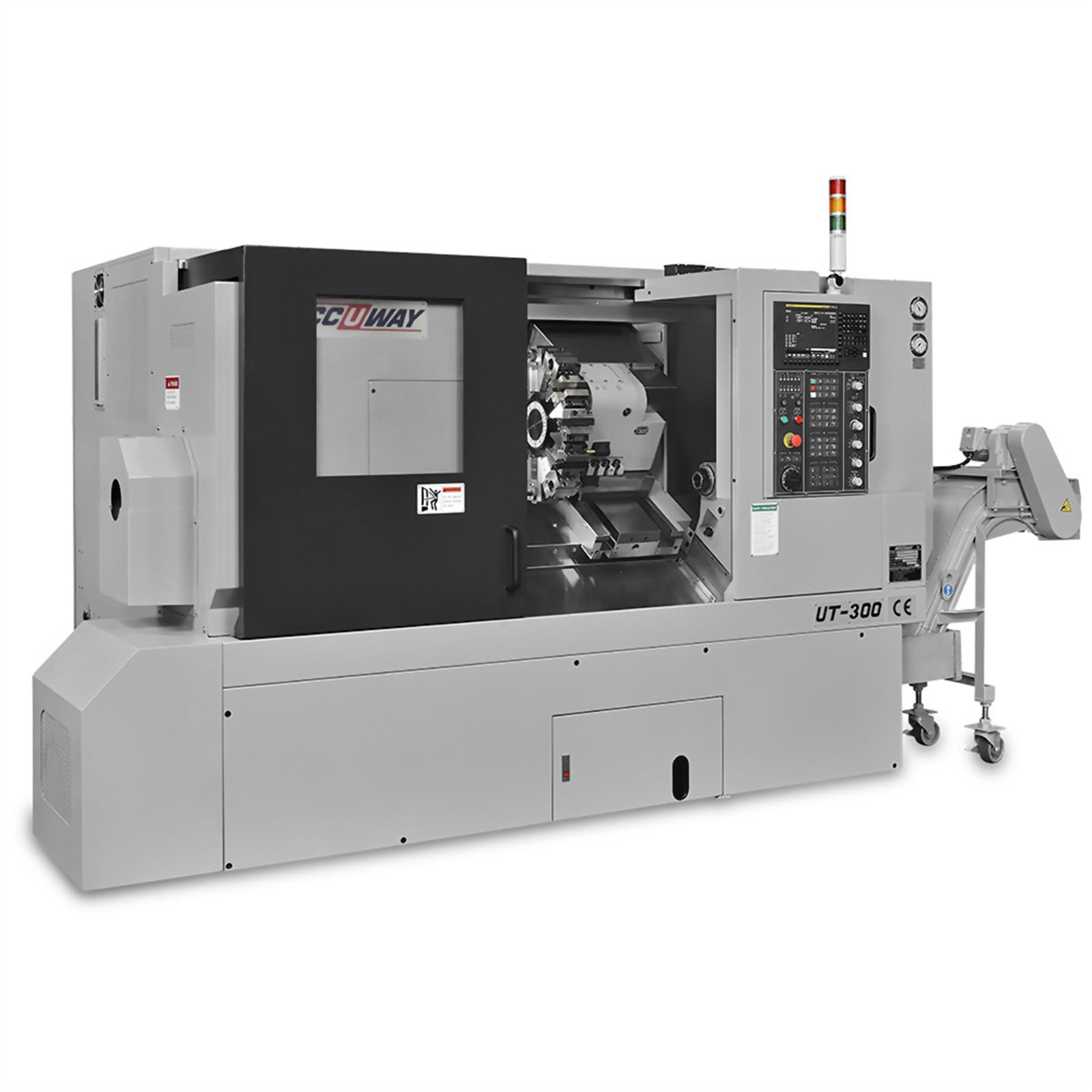 Accuway UT-300 Slant Bed Linear Way CNC Lathe
