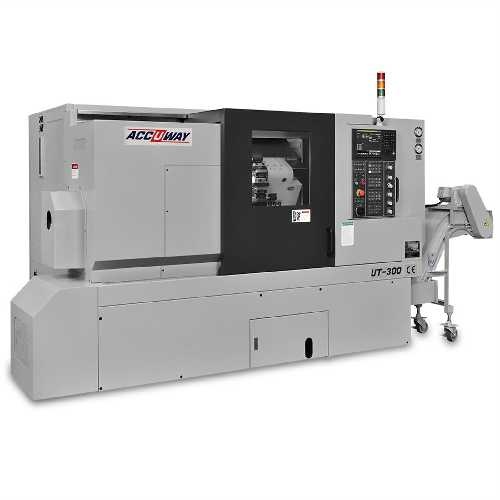Accuway UT-300 Slant Bed Linear Way CNC Lathe