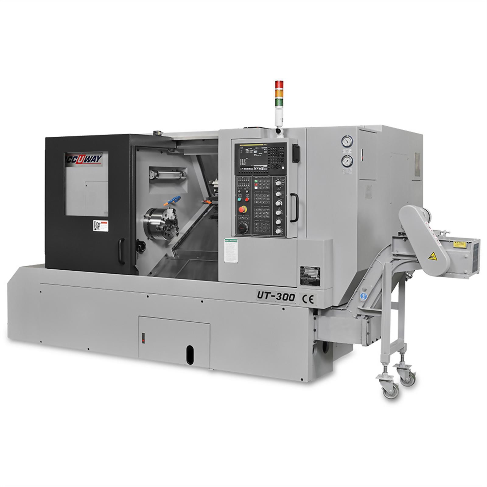 Accuway UT-300 Slant Bed Linear Way CNC Lathe