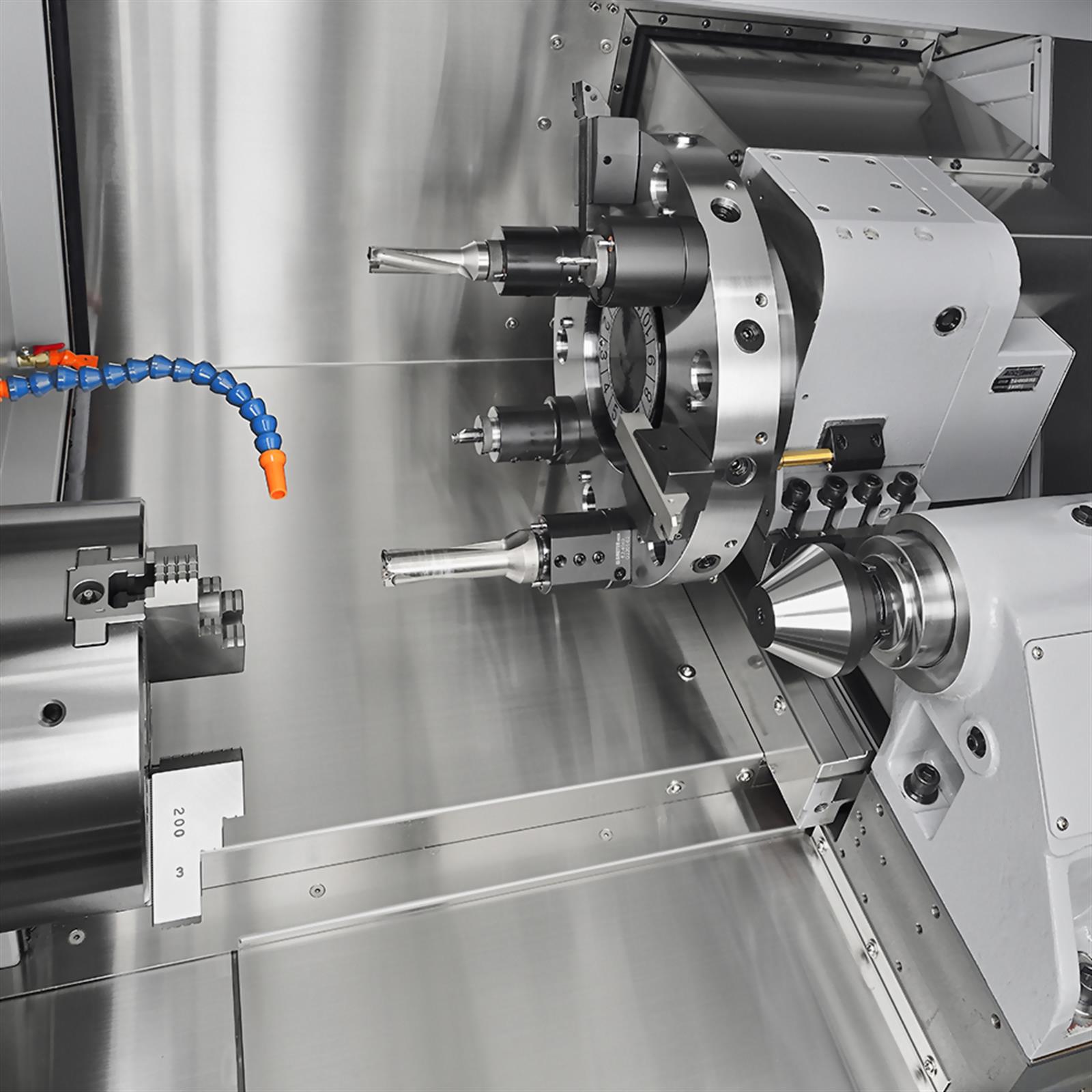 Accuway UT-300M Slant Bed Linear Way CNC Lathe