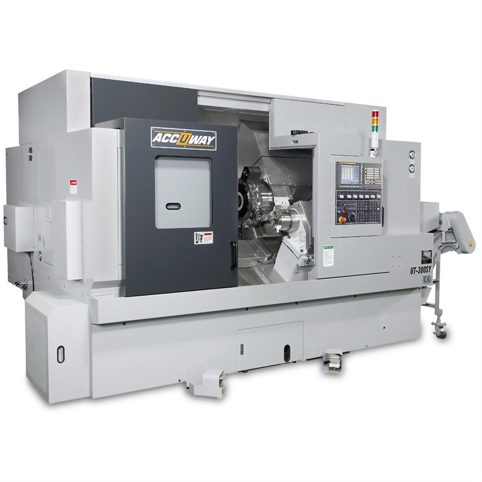 Accuway UT-300SY Slant Bed Linear Way CNC Lathe